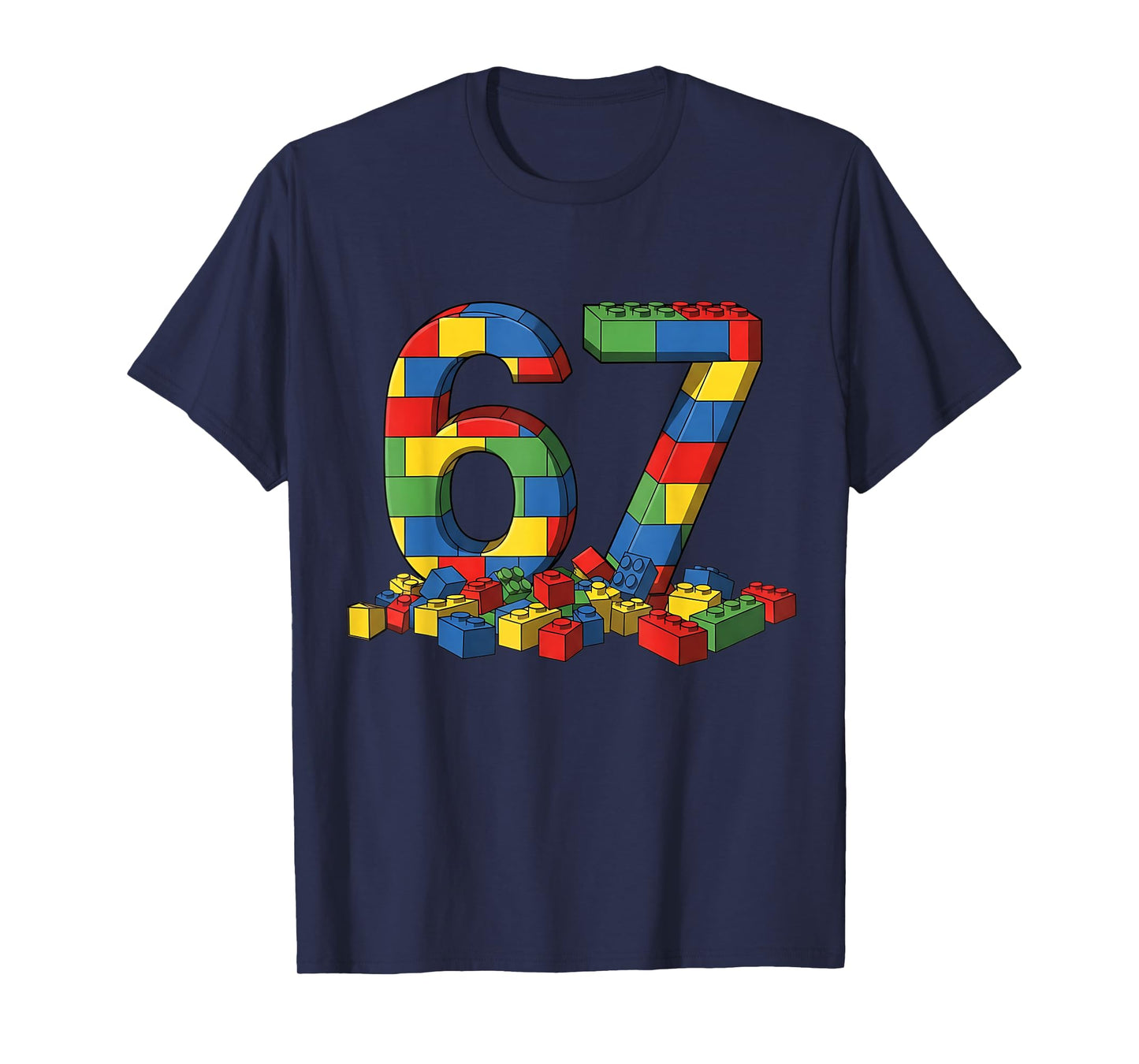 Number 67 Six Seven Meme Sixty-Seven Gen Alpha Birthday T-Shirt