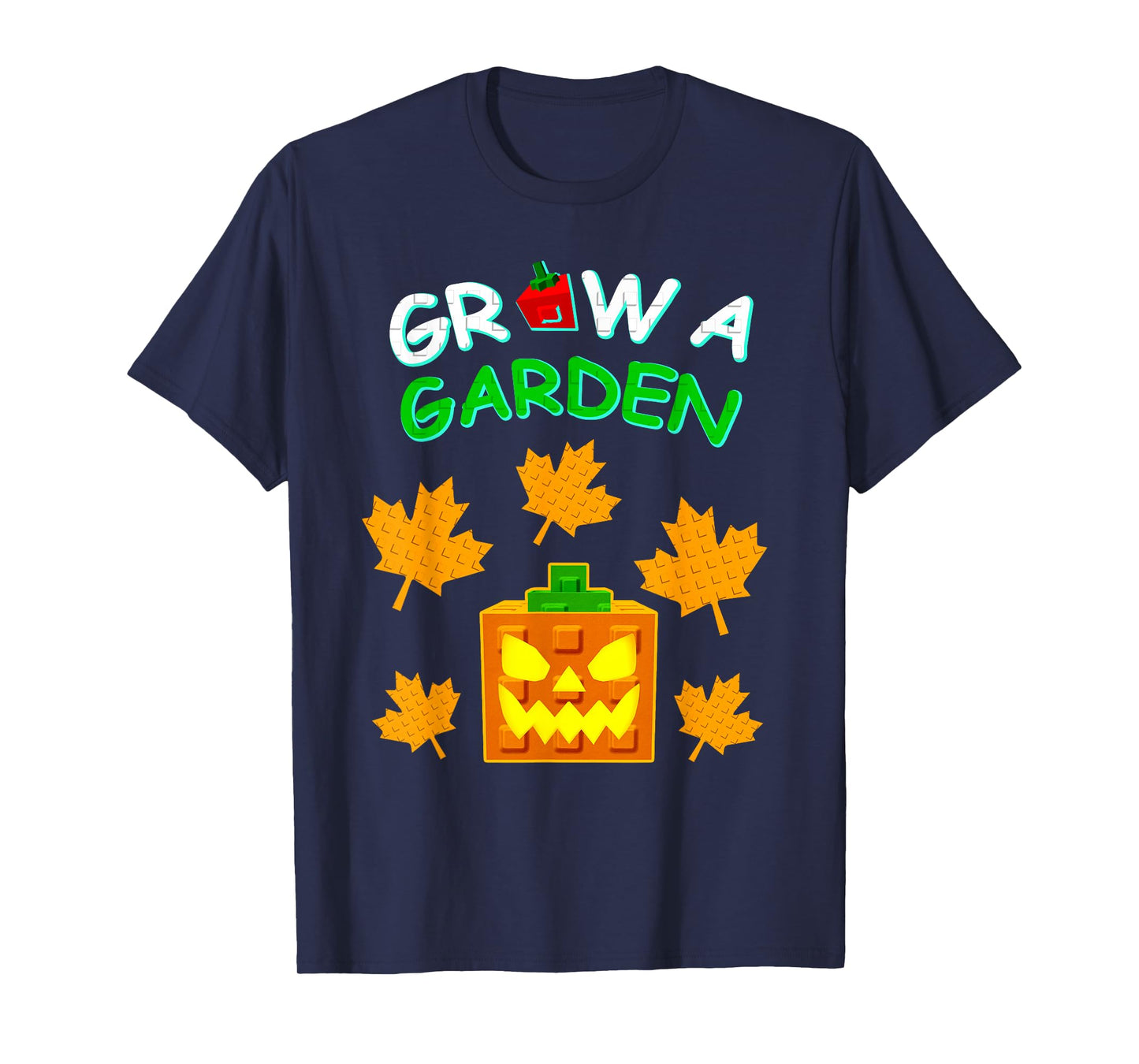 Grow A Garden Halloween Pumpkin Gamer Fan T-Shirt