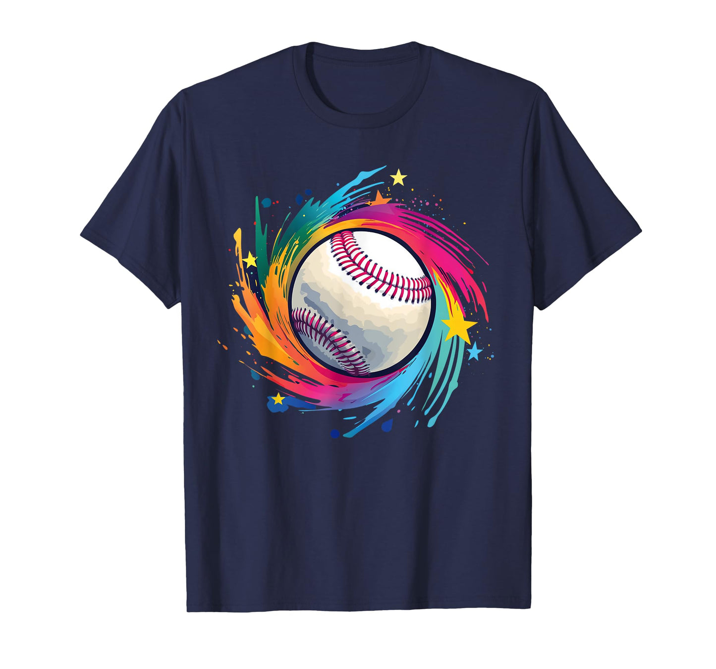 Baseball Player and Fan Graphic T-Shirt