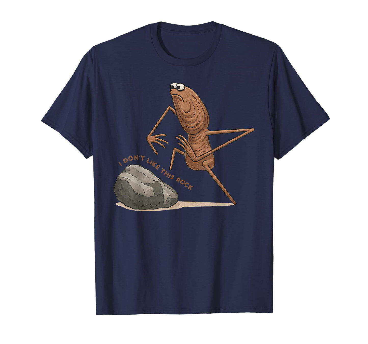 Funny Marcus The Worm I Don't Like This Rock Meme T-Shirt