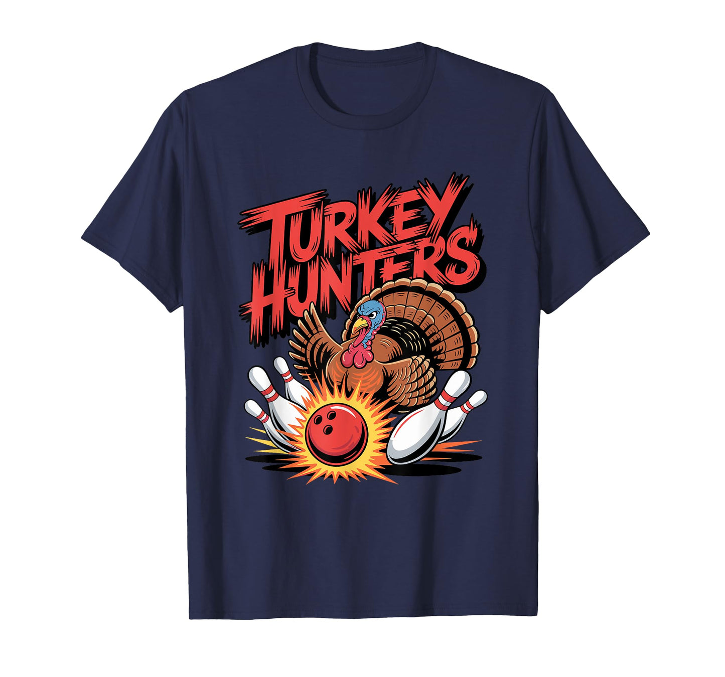 Turkey Hunters Mens Bowling T-Shirt
