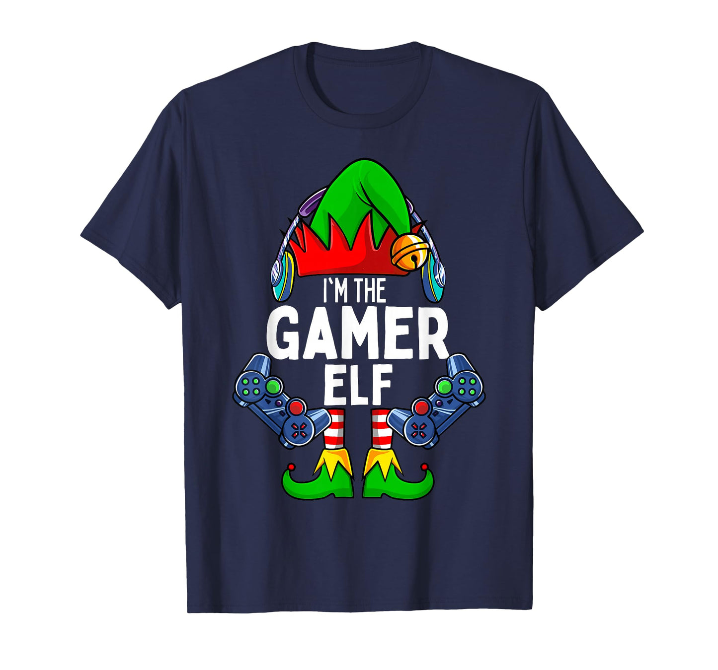 Gamer Elf Matching Family Christmas T-Shirt