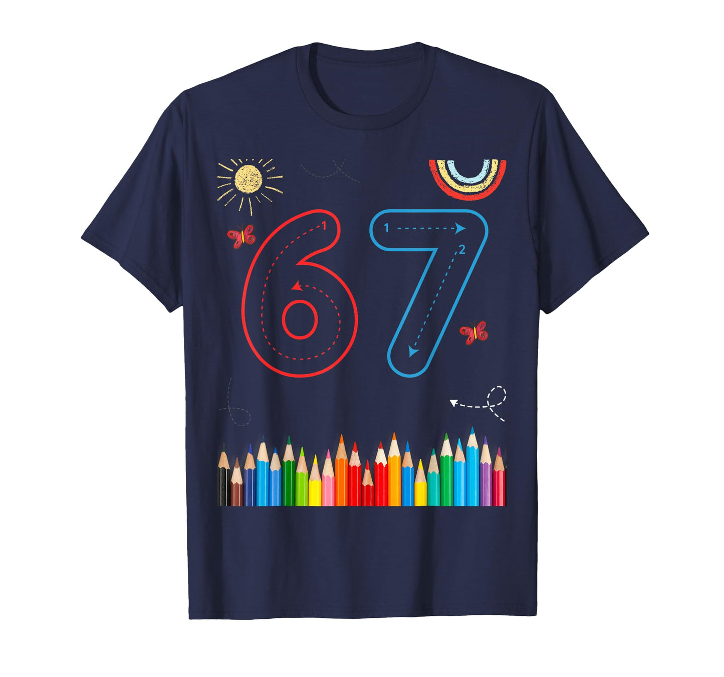 67 Tracing Funny Meme Elementary School Teachers T-Shirt