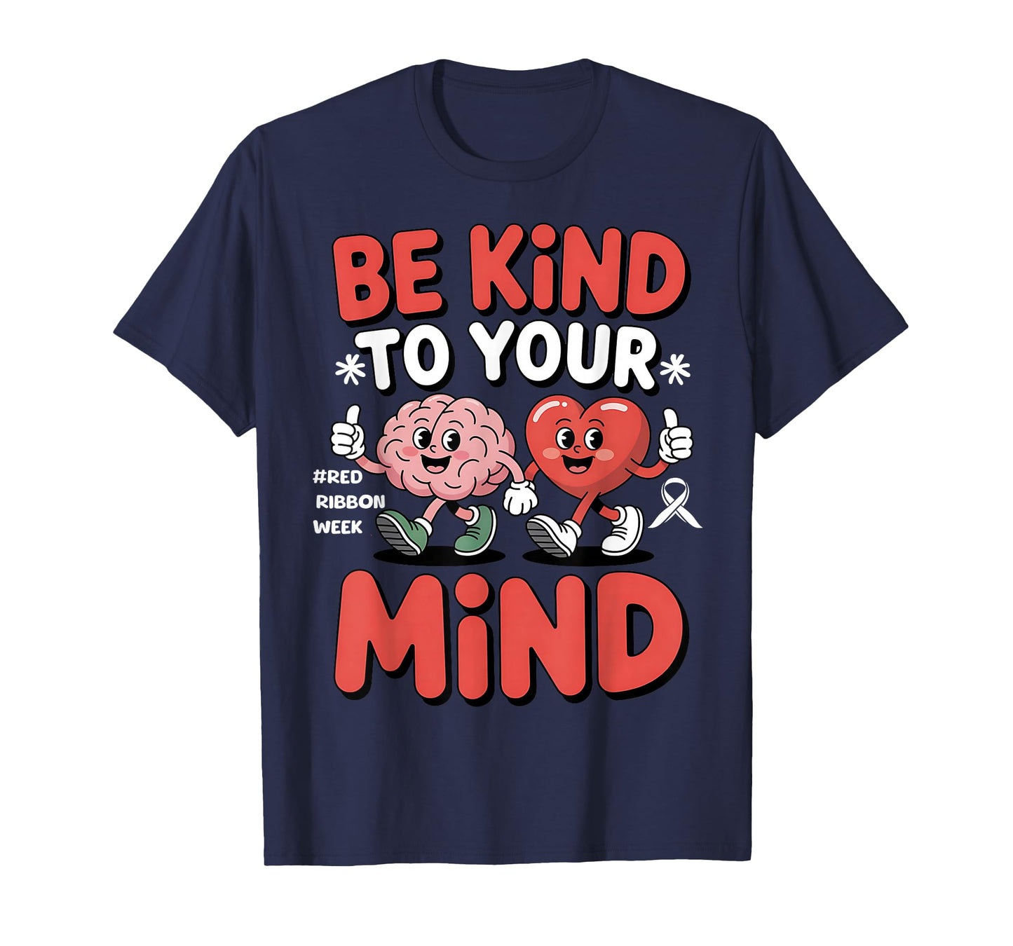Kids in October We Wear Red Ribbon Week Awareness Cute T-Shirt