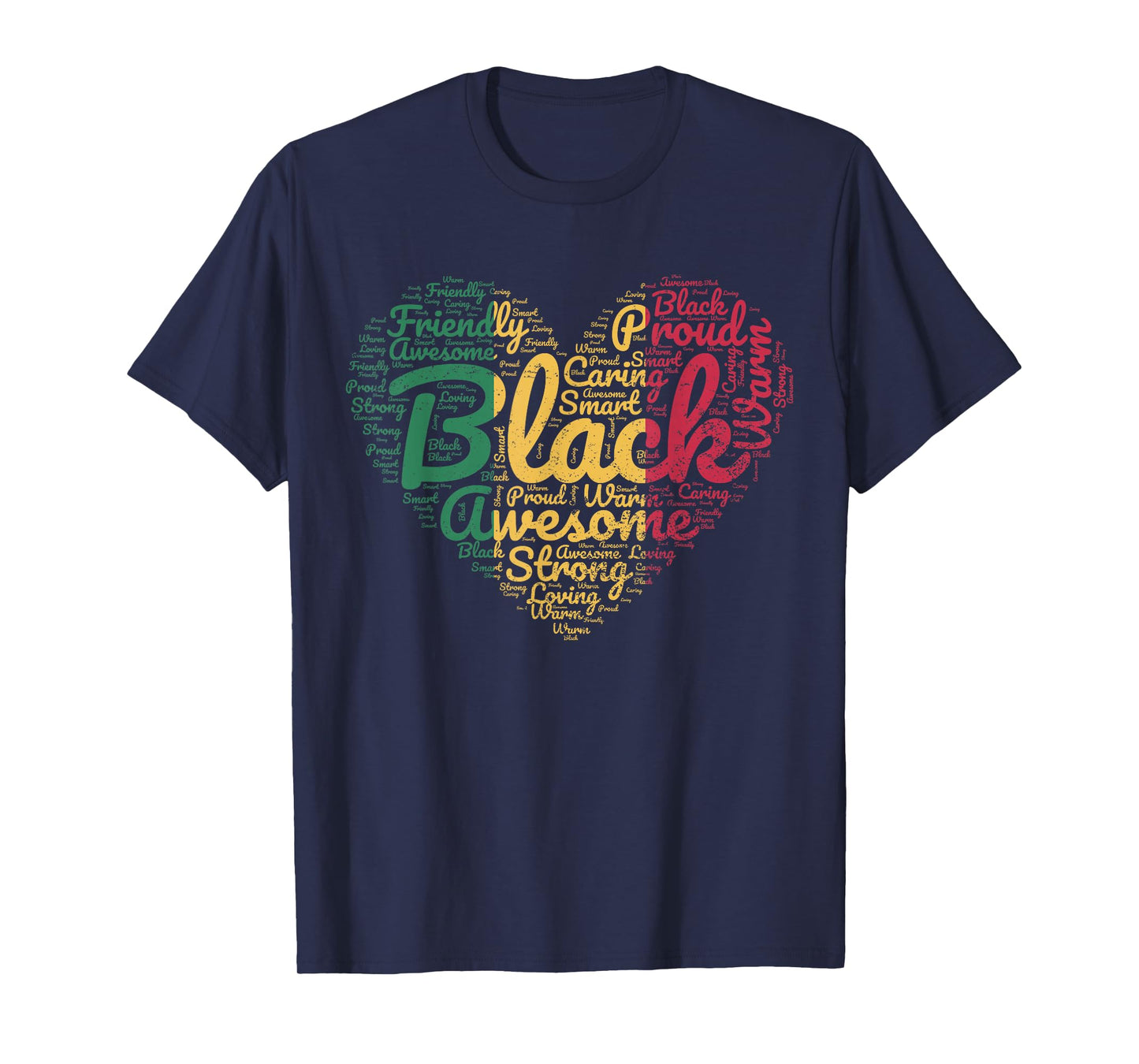Valentines Day Juneteenth Black History Month Proud Heart T-Shirt