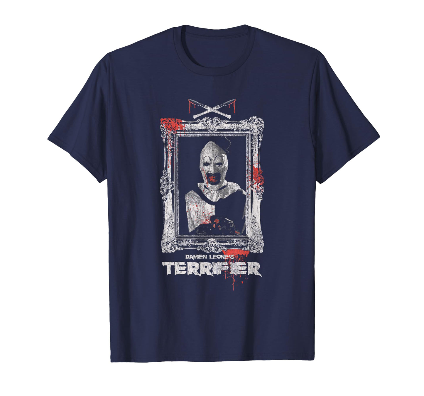 Terrifier Art The Clown Bloody Fancy Frame Horror Movie T-Shirt