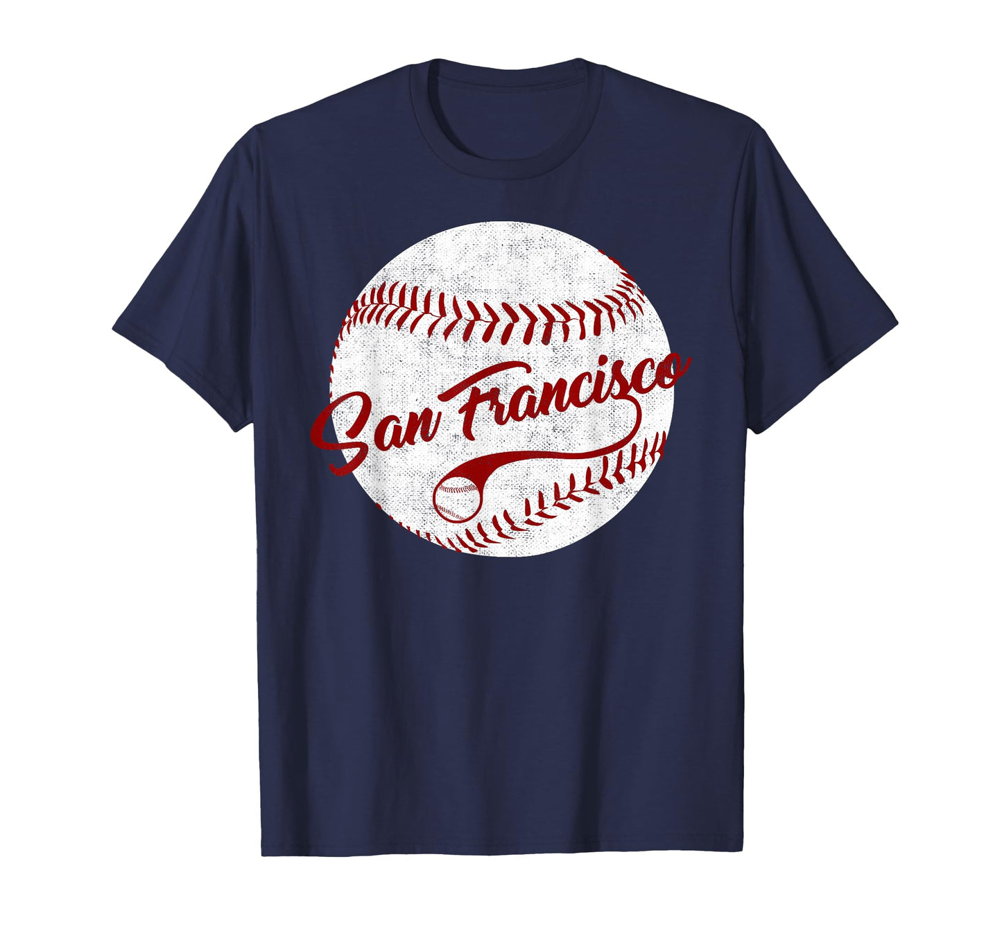 Baseball San Francisco Vintage Giant Ball, National Pastime T-Shirt