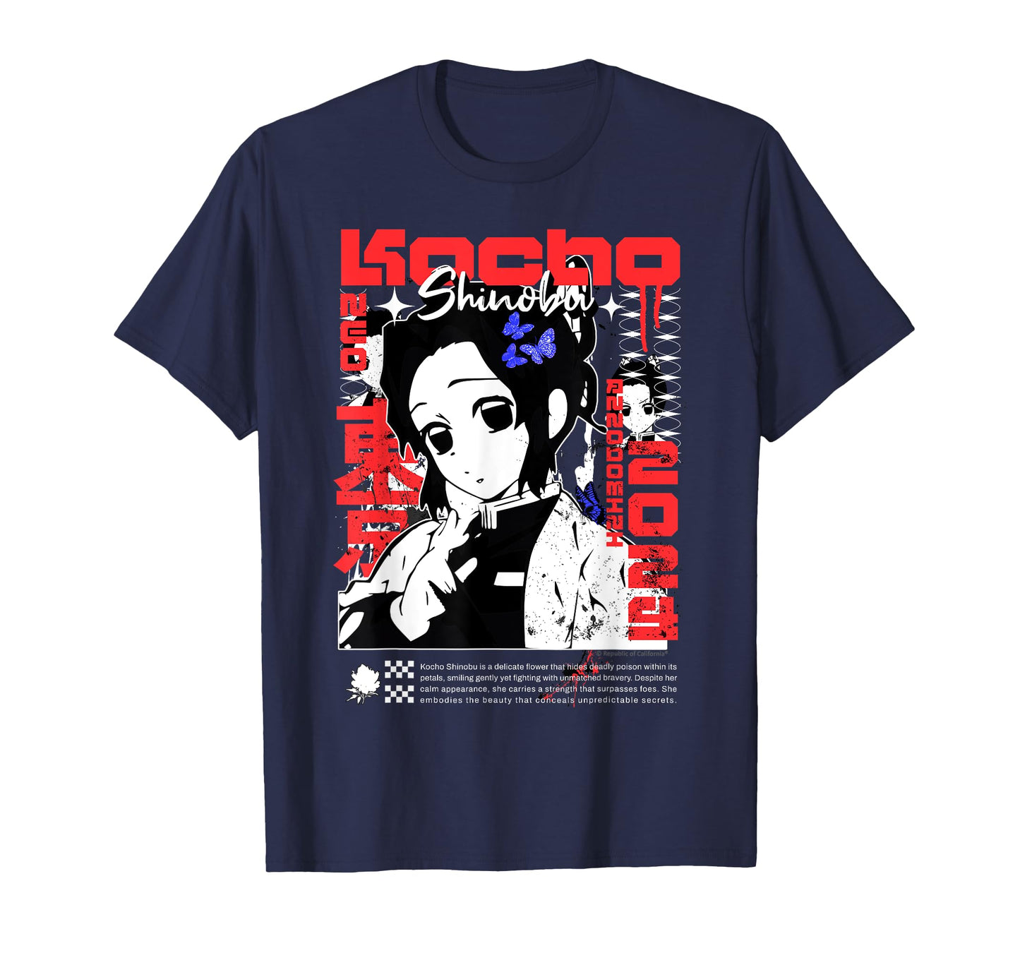 Kocho Shinobu Delicate Flower Poison T-Shirt