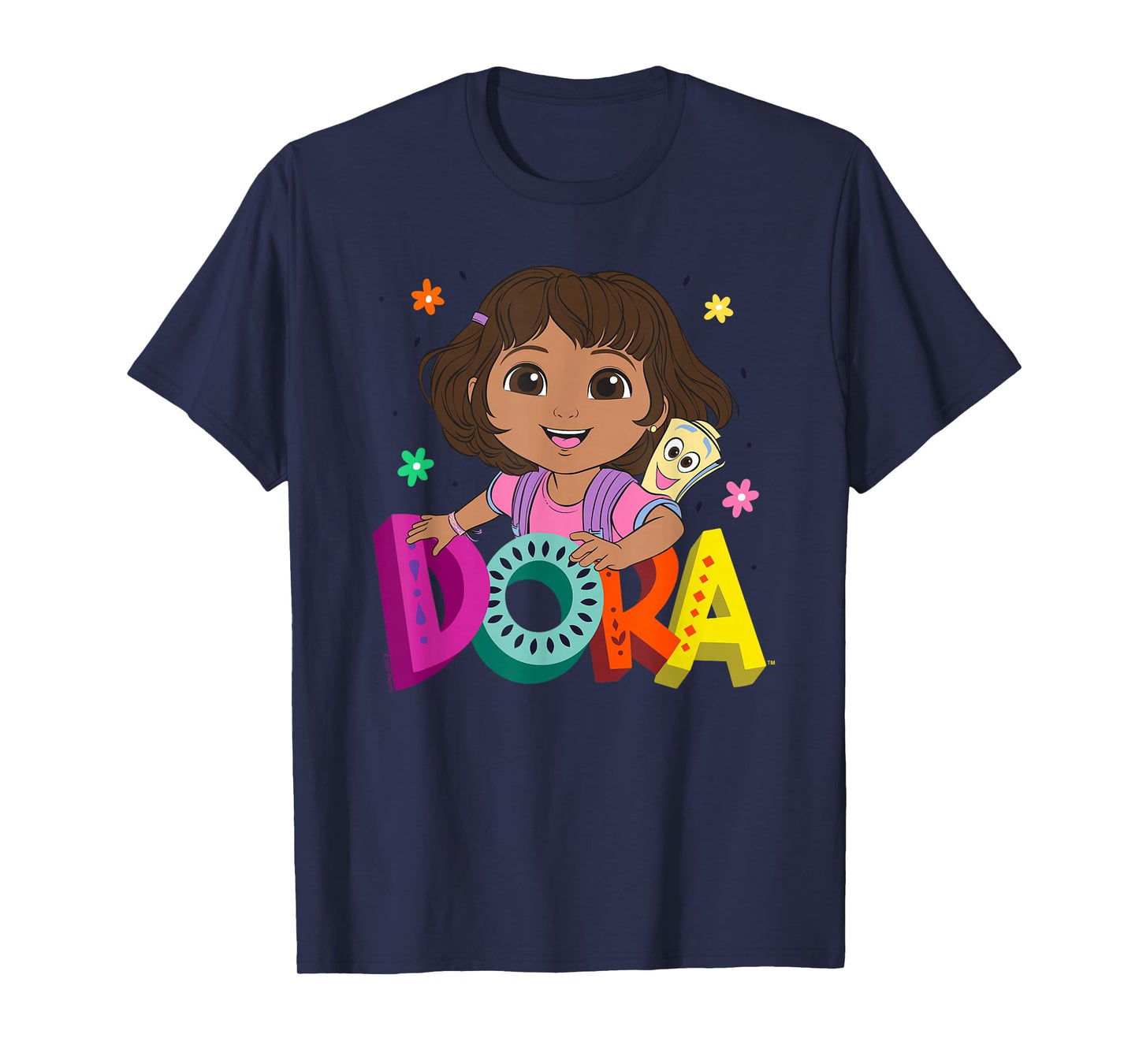 Dora (2024) Dora and Map Logo T-Shirt
