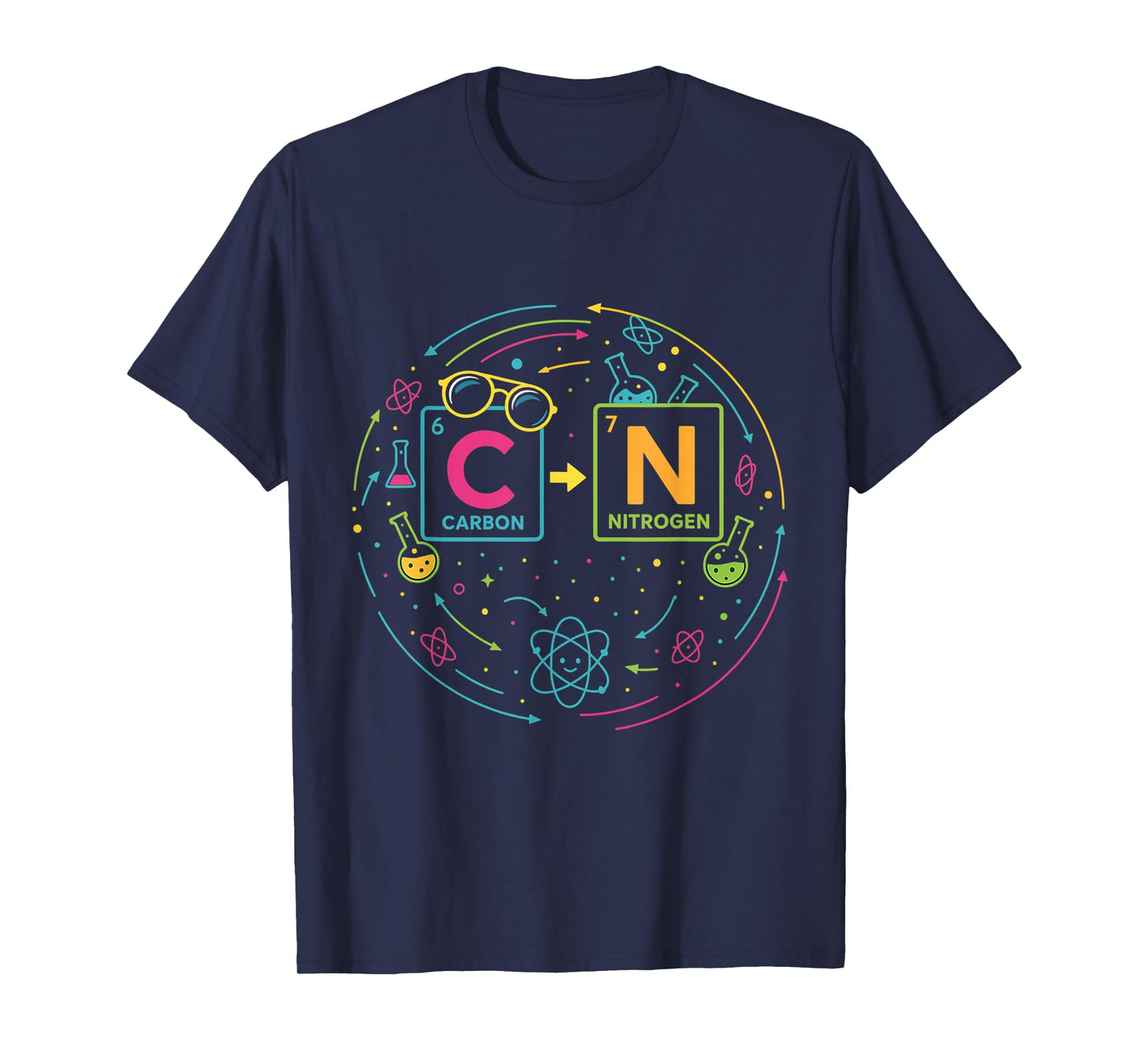 Funny 6 7 Science Chemistry Teacher Periodic Table Meme T-Shirt