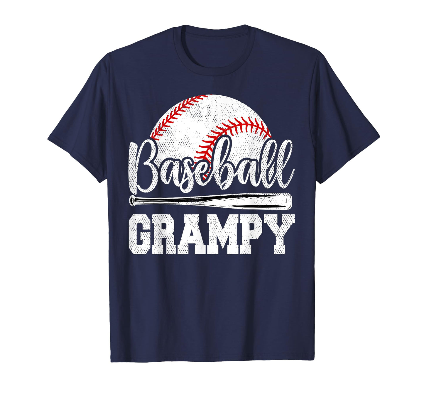 Baseball Grampy Baseball Player Game Day Father's Day T-Shirt