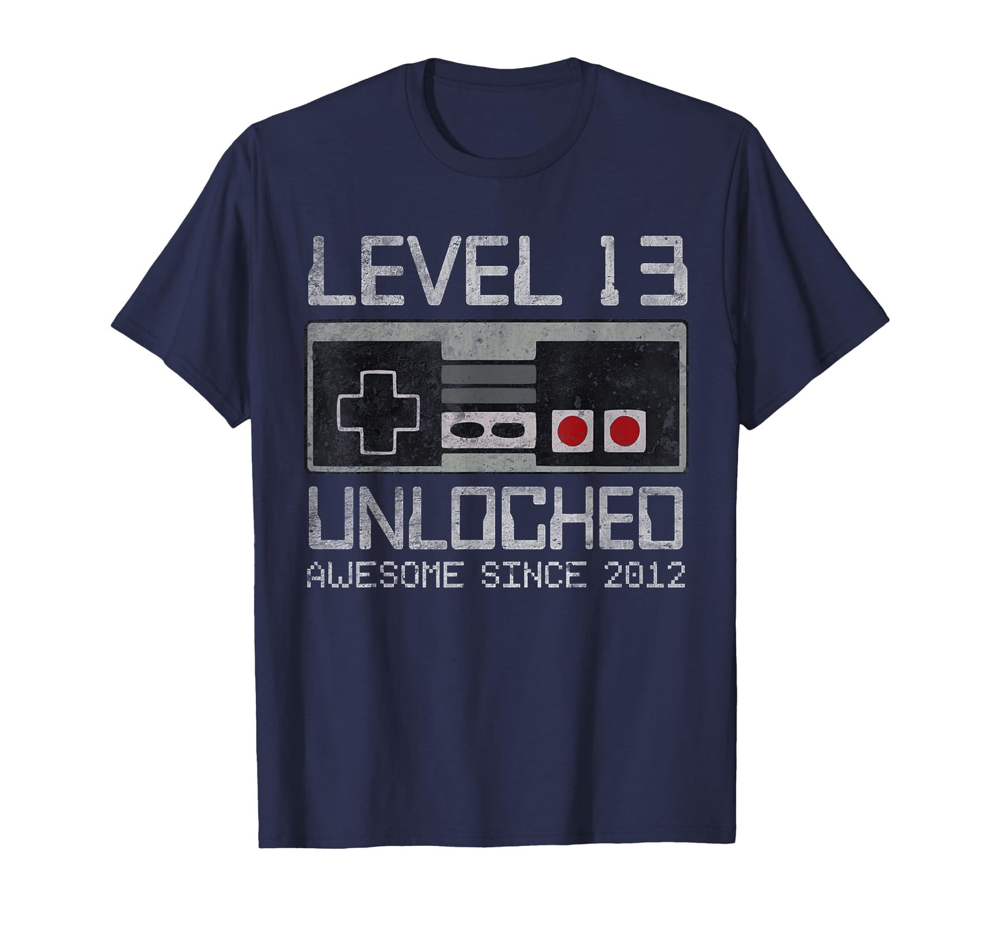 Level 13 Unlocked 13th Birthday 13 Year Old Video Gamer Boy T-Shirt