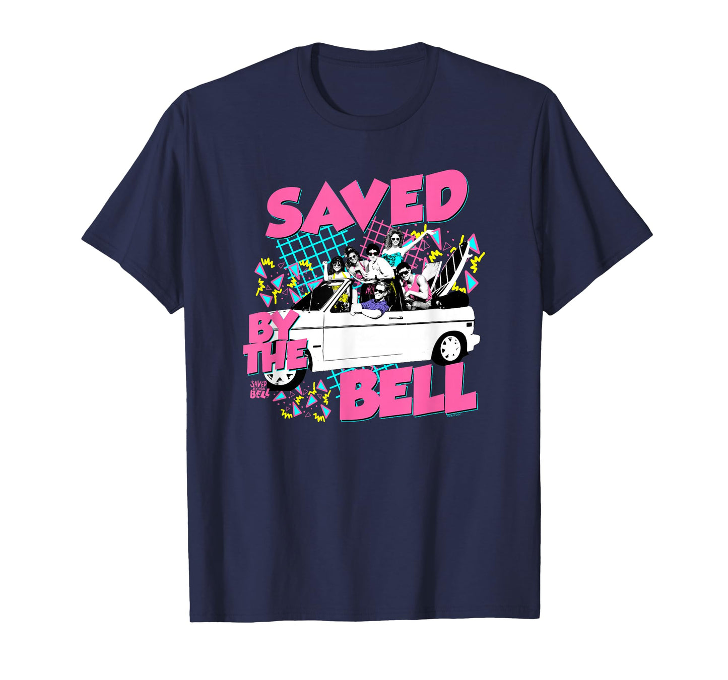 Saved By The Bell 90's Car Group T-Shirt