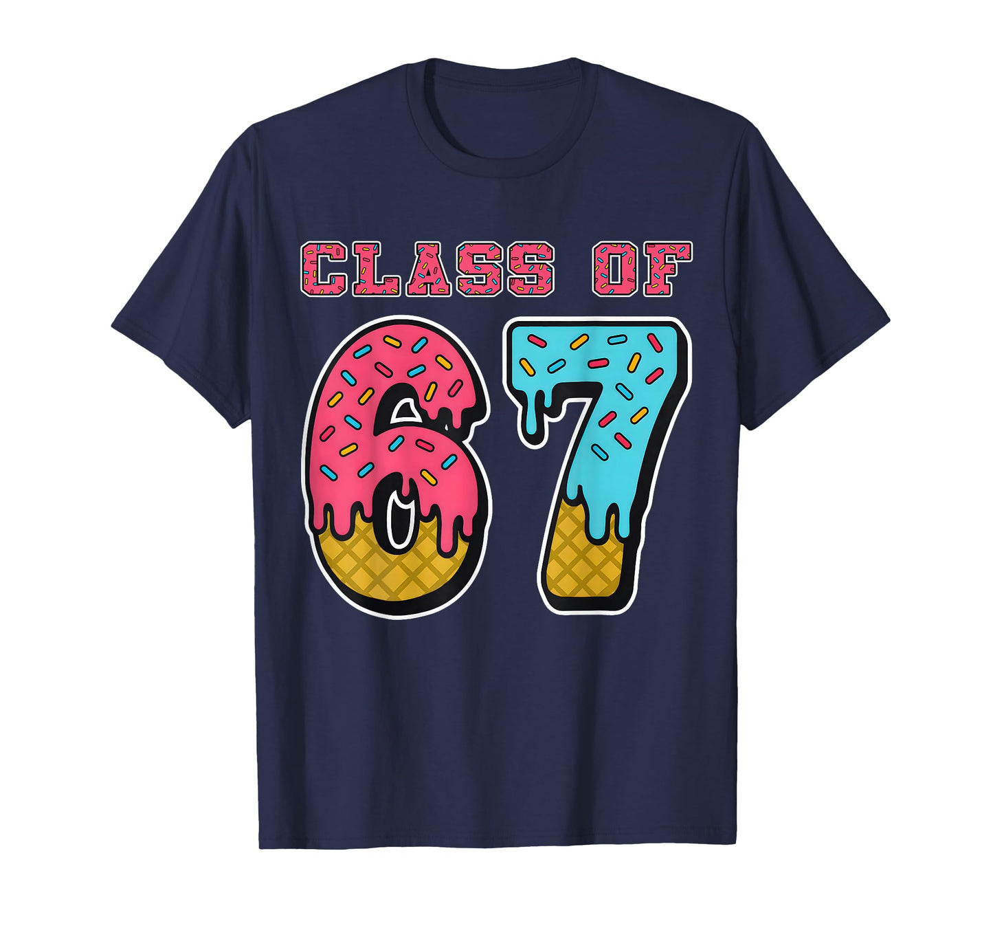 Class of 67 Ice Cream Drip Gen Alpha Mason T-Shirt