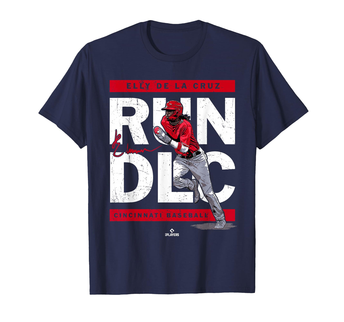 Run DLC Elly De La Cruz Cincinnati MLBPA T-Shirt