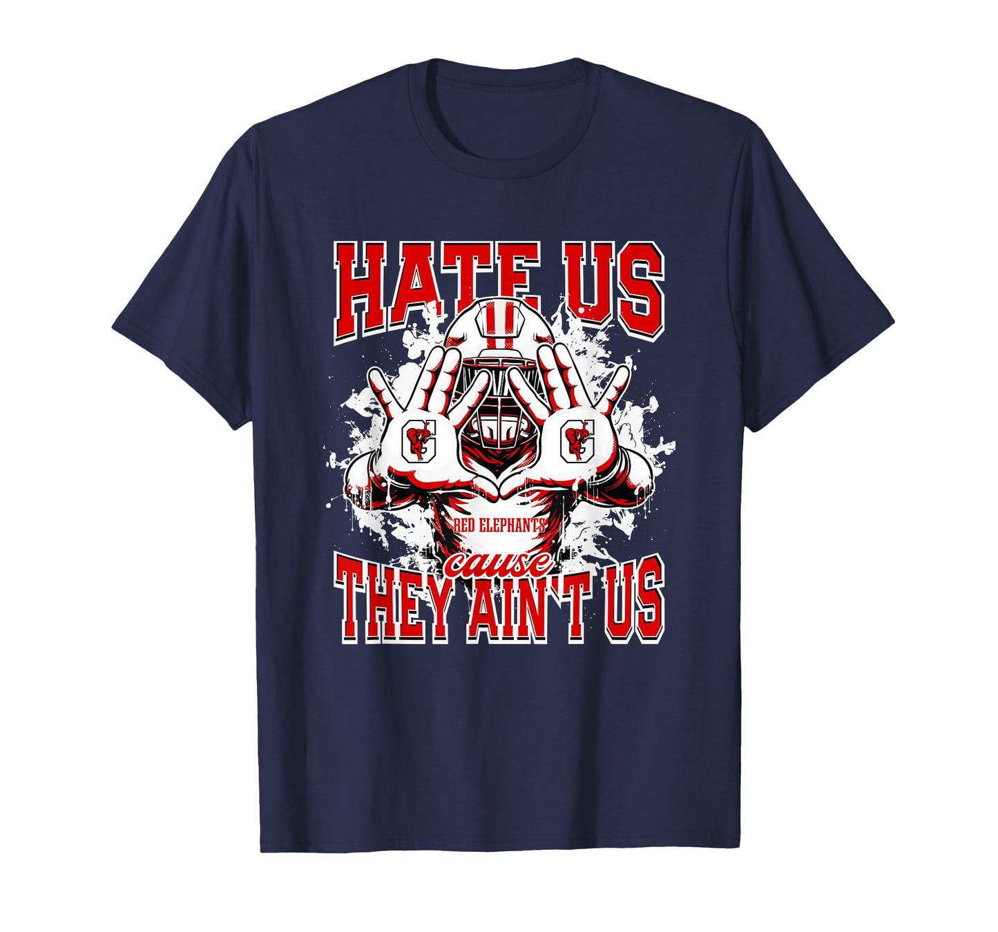 Gainesville Red Elephants Logo Hate Us Cause They Ain't HS T-Shirt