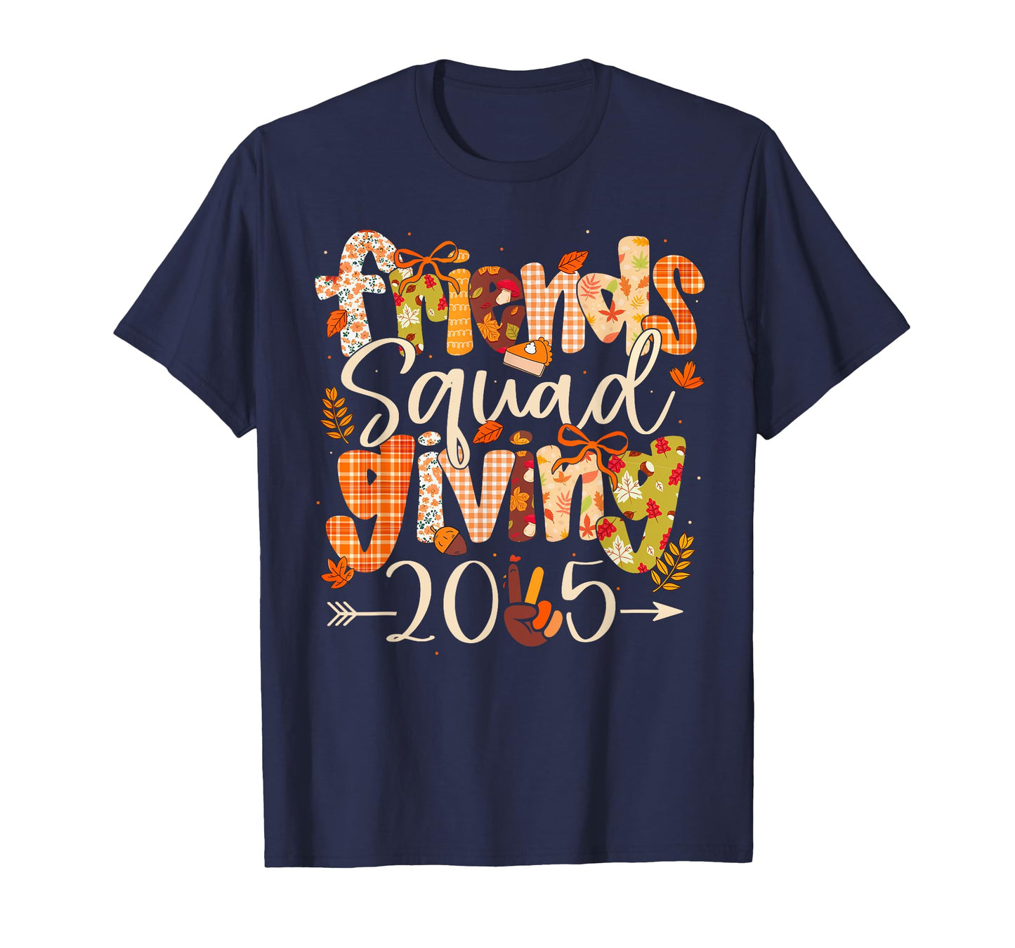Friendsgiving 2025 Squad Group Matching Thanksgiving T-Shirt