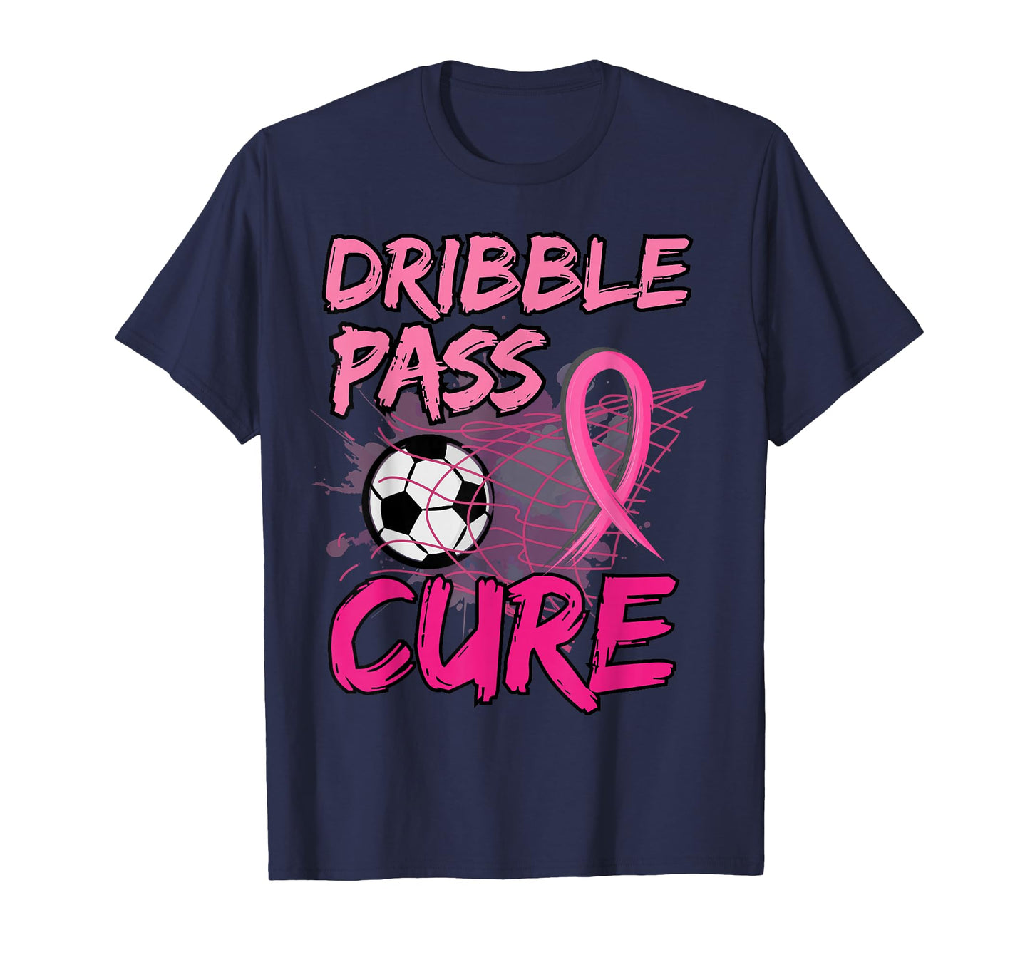 Breast Cancer Awareness Soccer Pink for Boys Kids Toddler T-Shirt