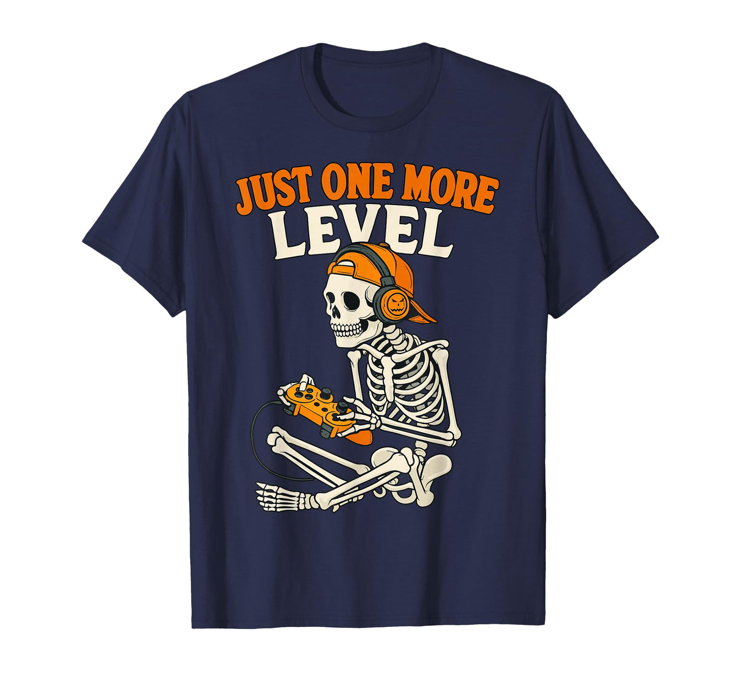 Funny Video Game Halloween Skeleton Gamer Costume Men Boys T-Shirt