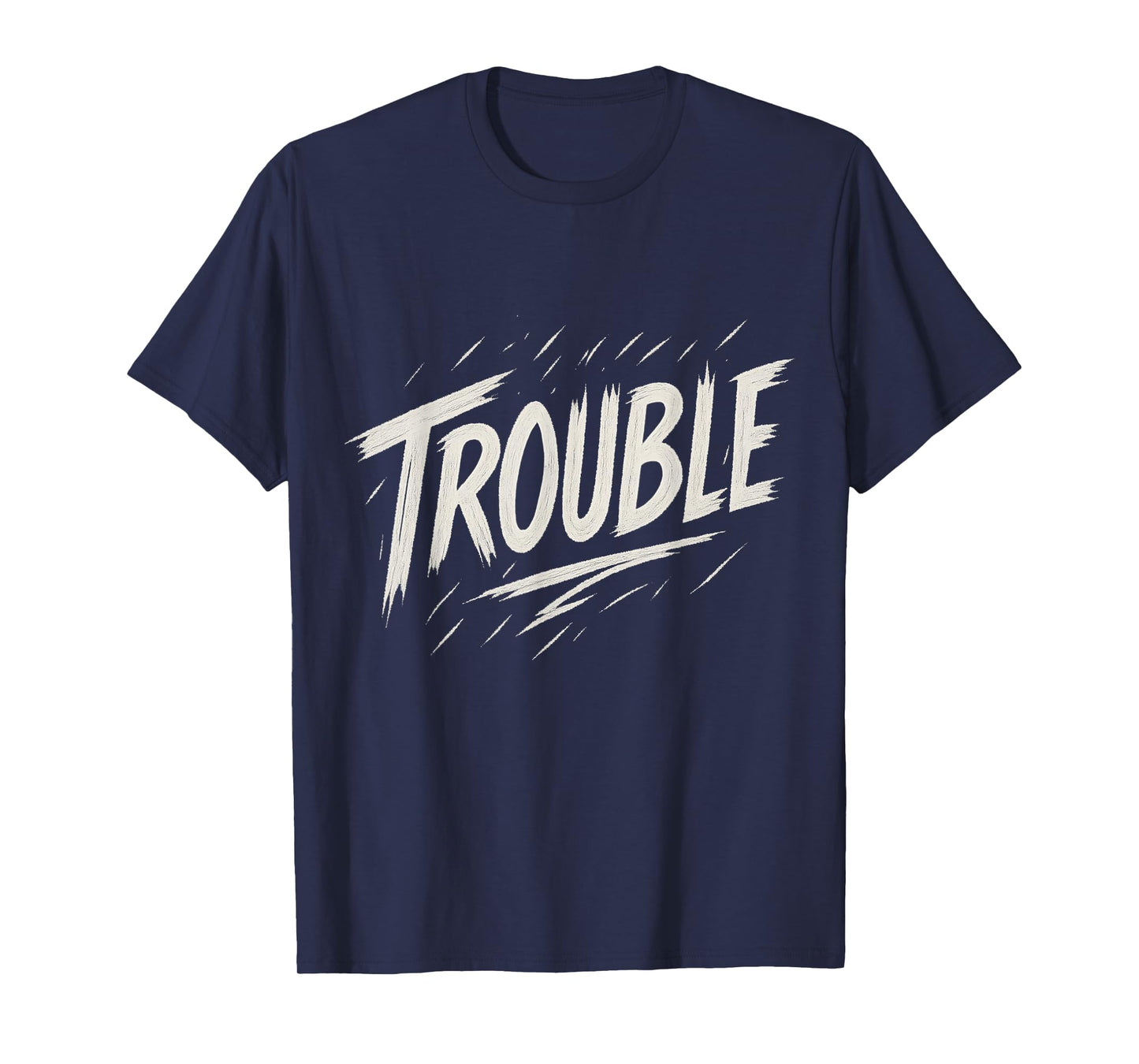 Where I Go Trouble Follows Funny Couple Matching Trouble T-Shirt