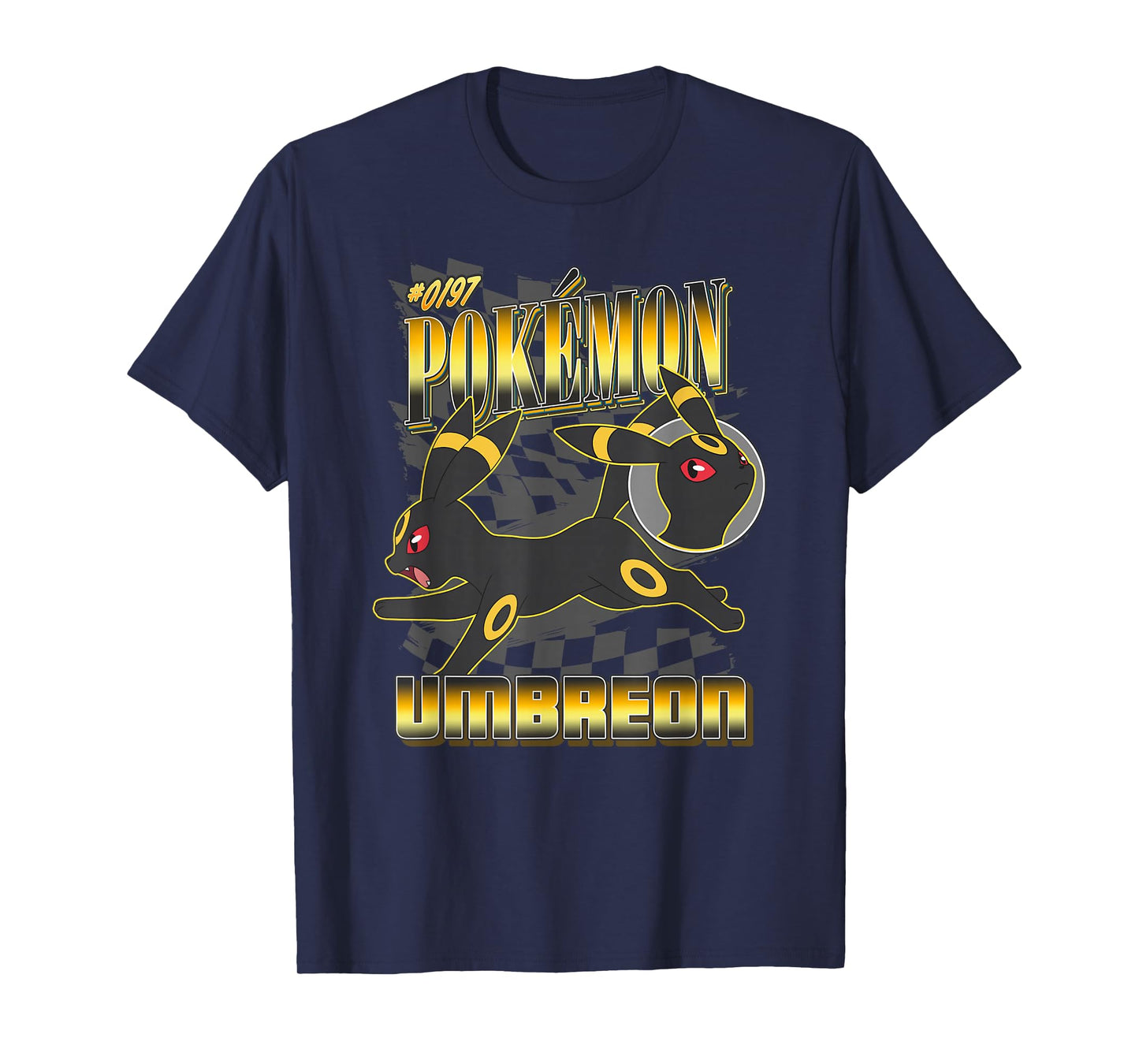 Pokémon 0197 Umbreon Racing Style Poster T-Shirt
