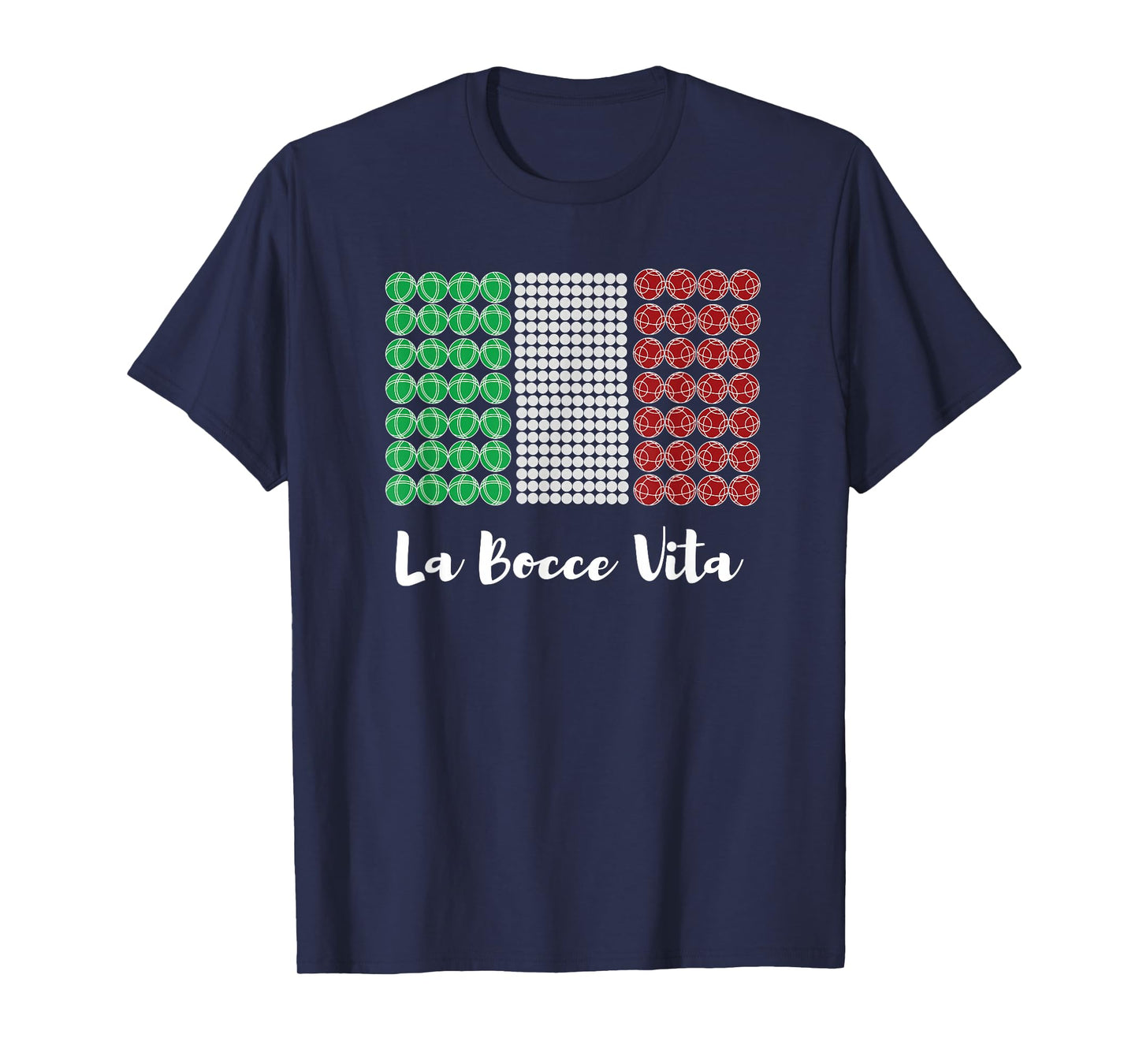 Bocce Ball Game Italy Flag Italian Gifts T-Shirt
