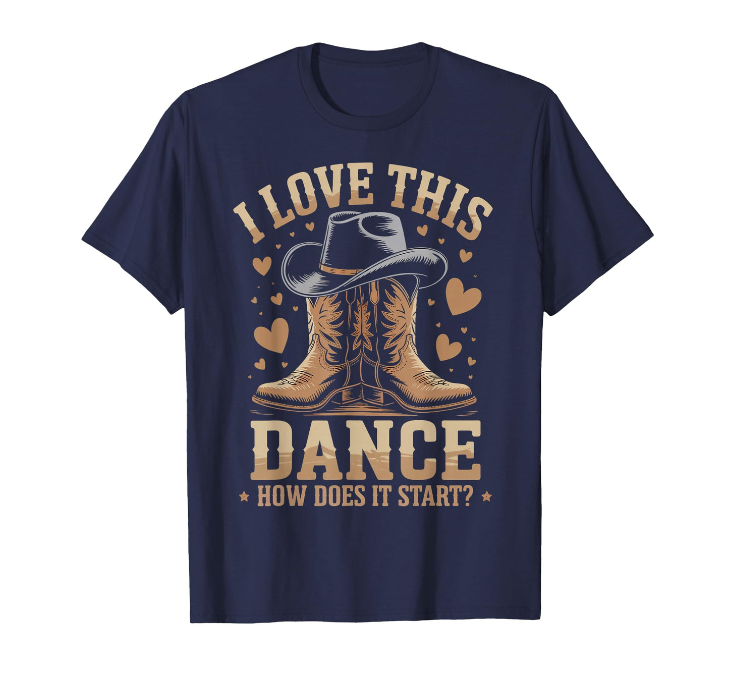 Love This Dance Line Dancing Line Dance Line Dancer T-Shirt