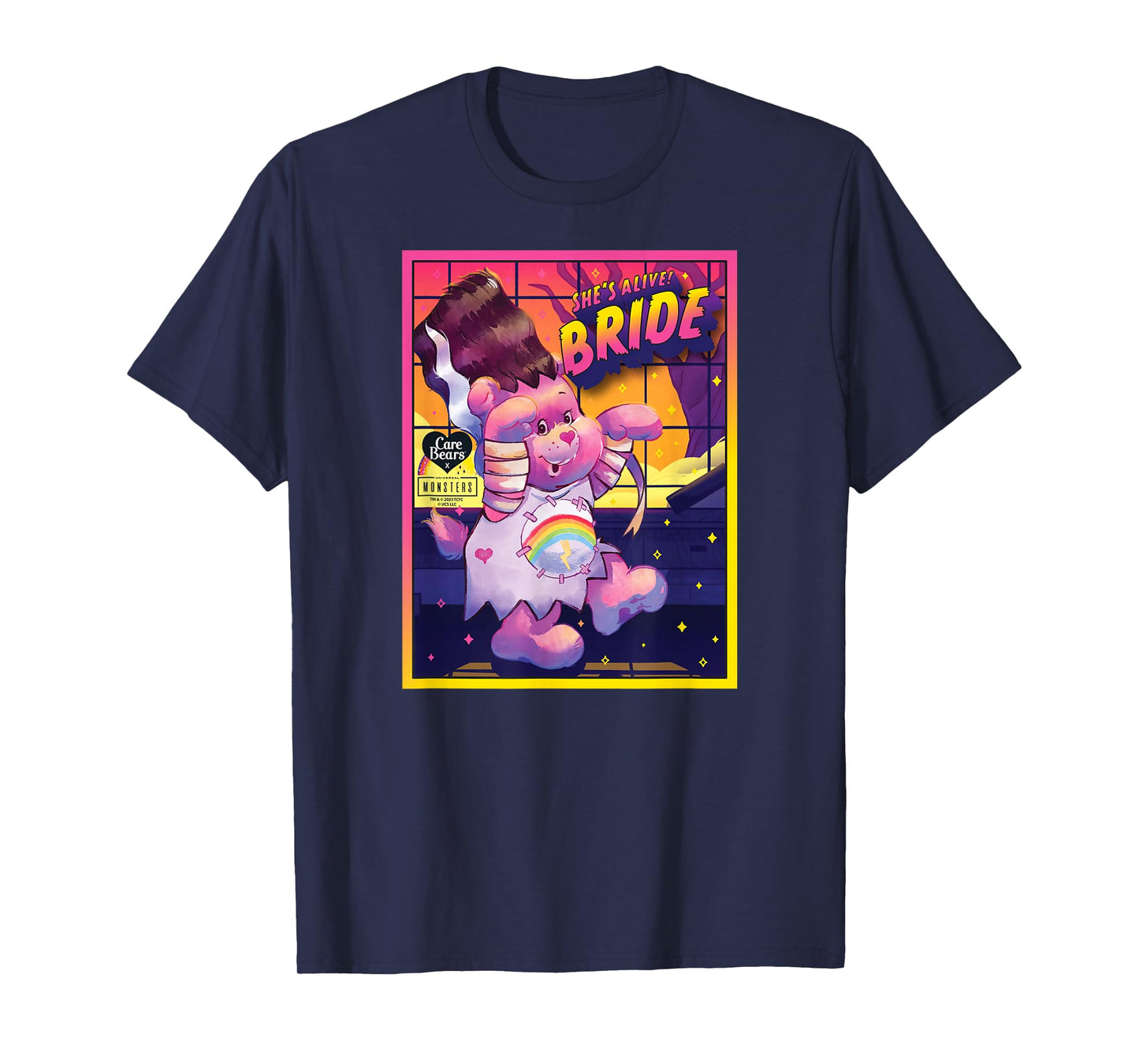 Care Bears x Universal Monsters Cheer Bear Bride T-Shirt