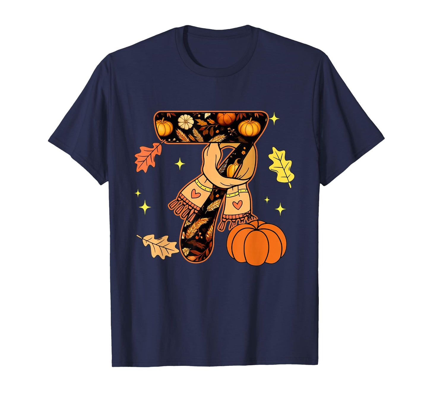 Number 7 Fun Meme Saying 6 7 Six Seven Thanksgiving Costume T-Shirt