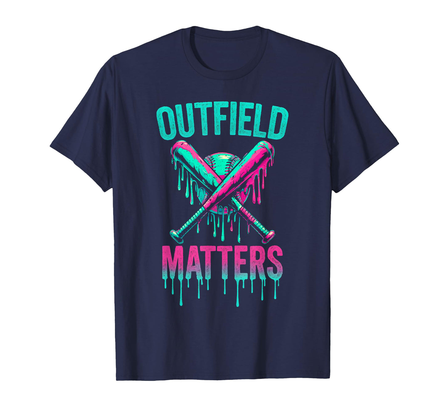 Baseball Outfield Matters Funny Baseball Player Outfielders T-Shirt
