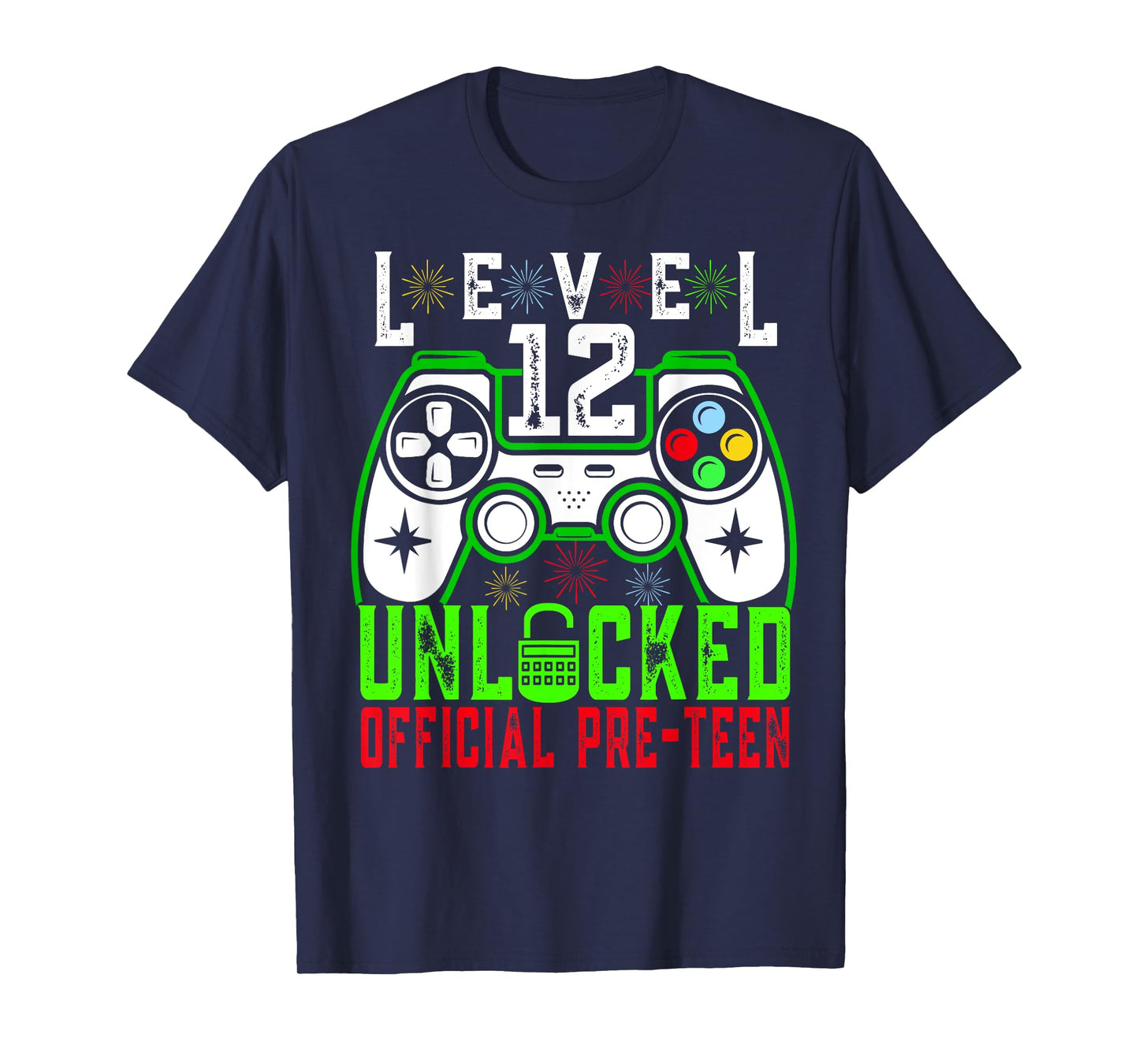 Level 12 Unlocked Birthday Shirt- Gamer BD level 12 unlocked T-Shirt