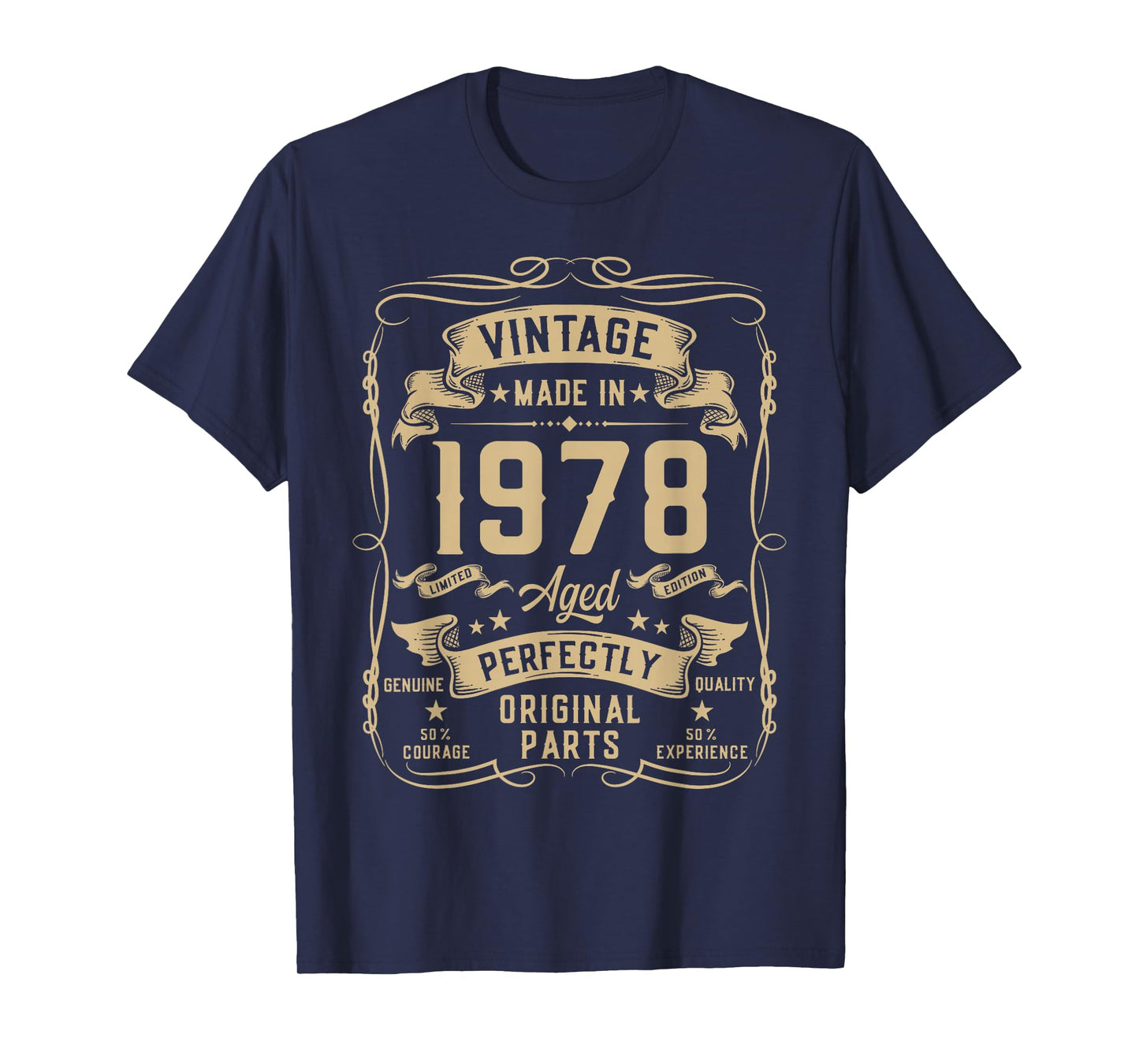 Vintage 1978 47yr 47th Birthday Gifts for Men 47 Years Old T-Shirt