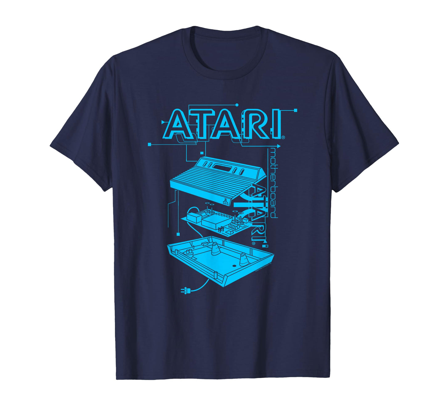Atari Deconstructed Video Game Console Retro Gaming T-Shirt