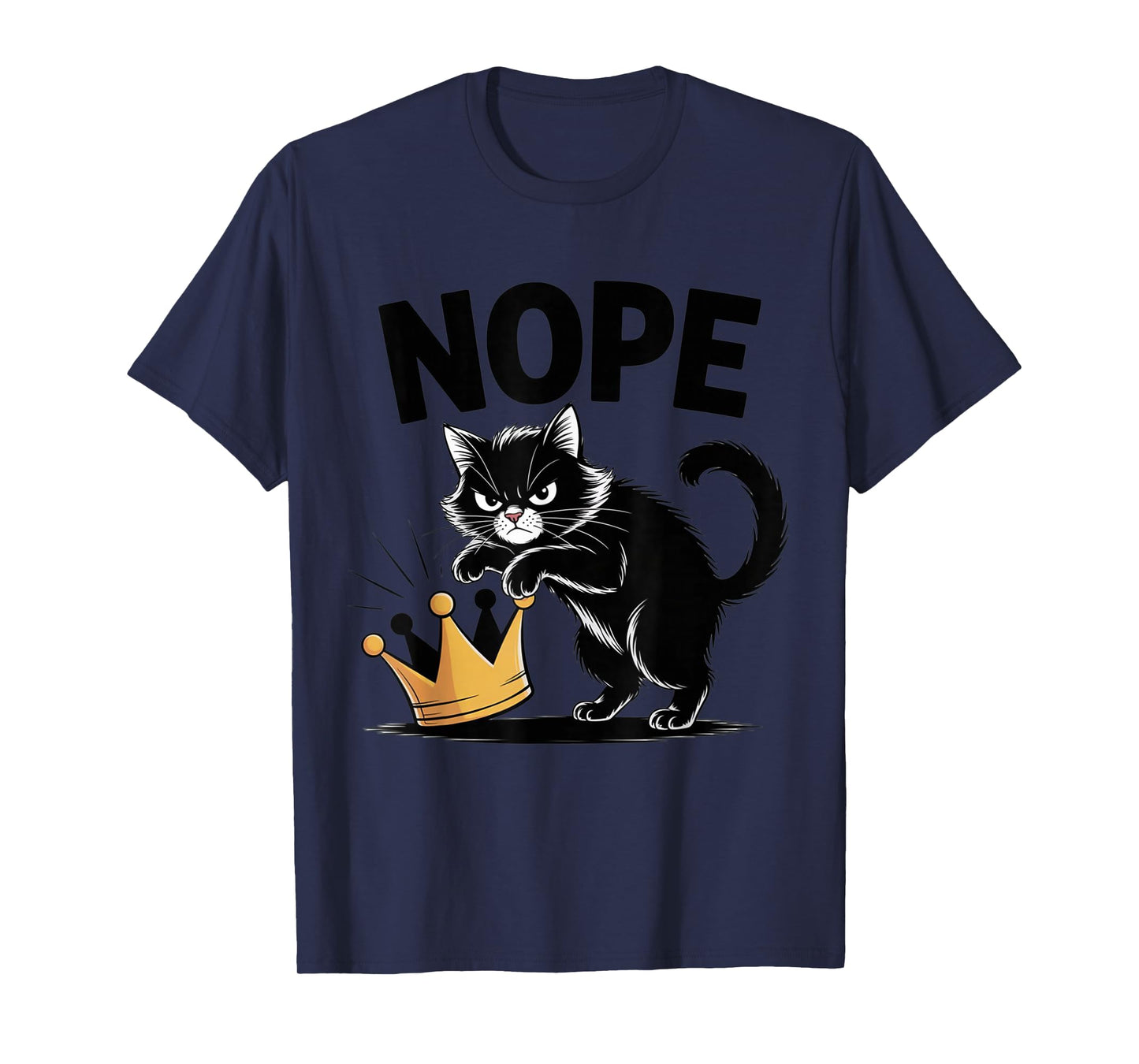 No Kings in America Black Cat Tee T-Shirt