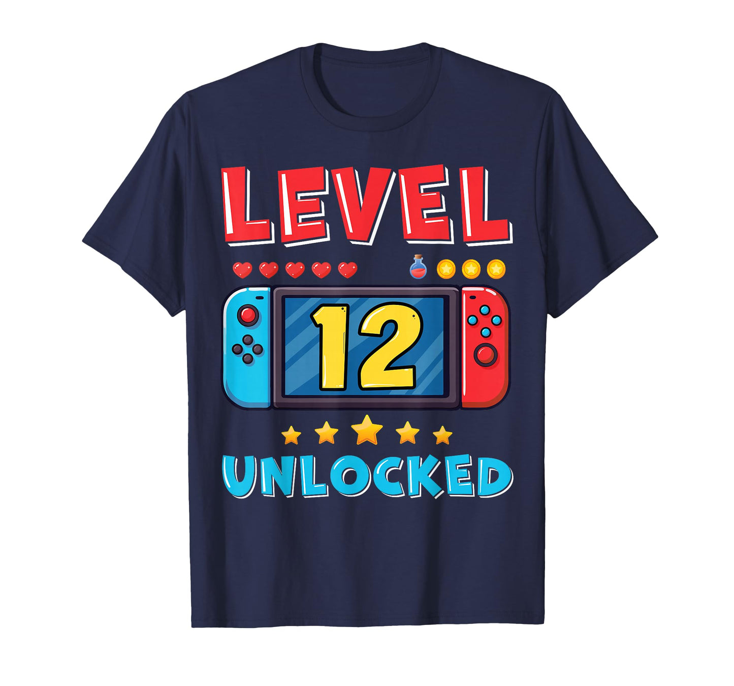 12 Year Old Bday Decorations Son Boy 12yr 12th Birthday T-Shirt