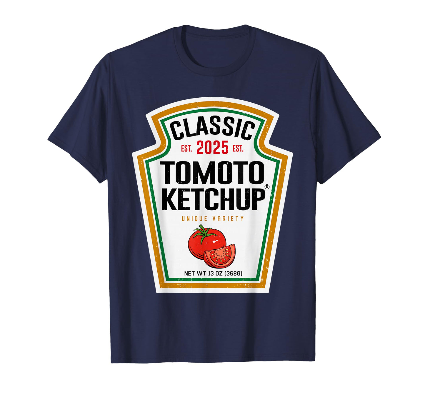 Tomato Ketchup Condiment DIY Halloween Costume Matching T-Shirt
