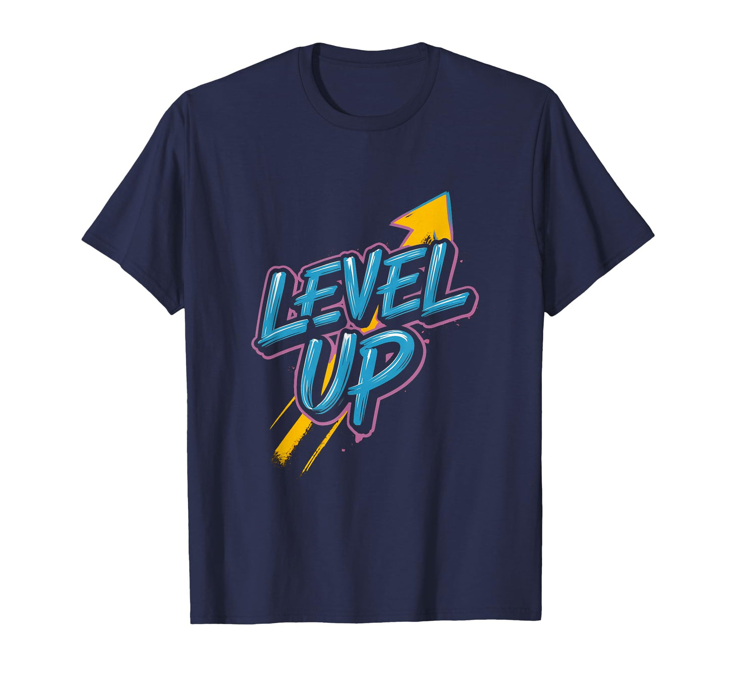 Retro Gaming Level Up Boys Girls Men Women T-Shirt