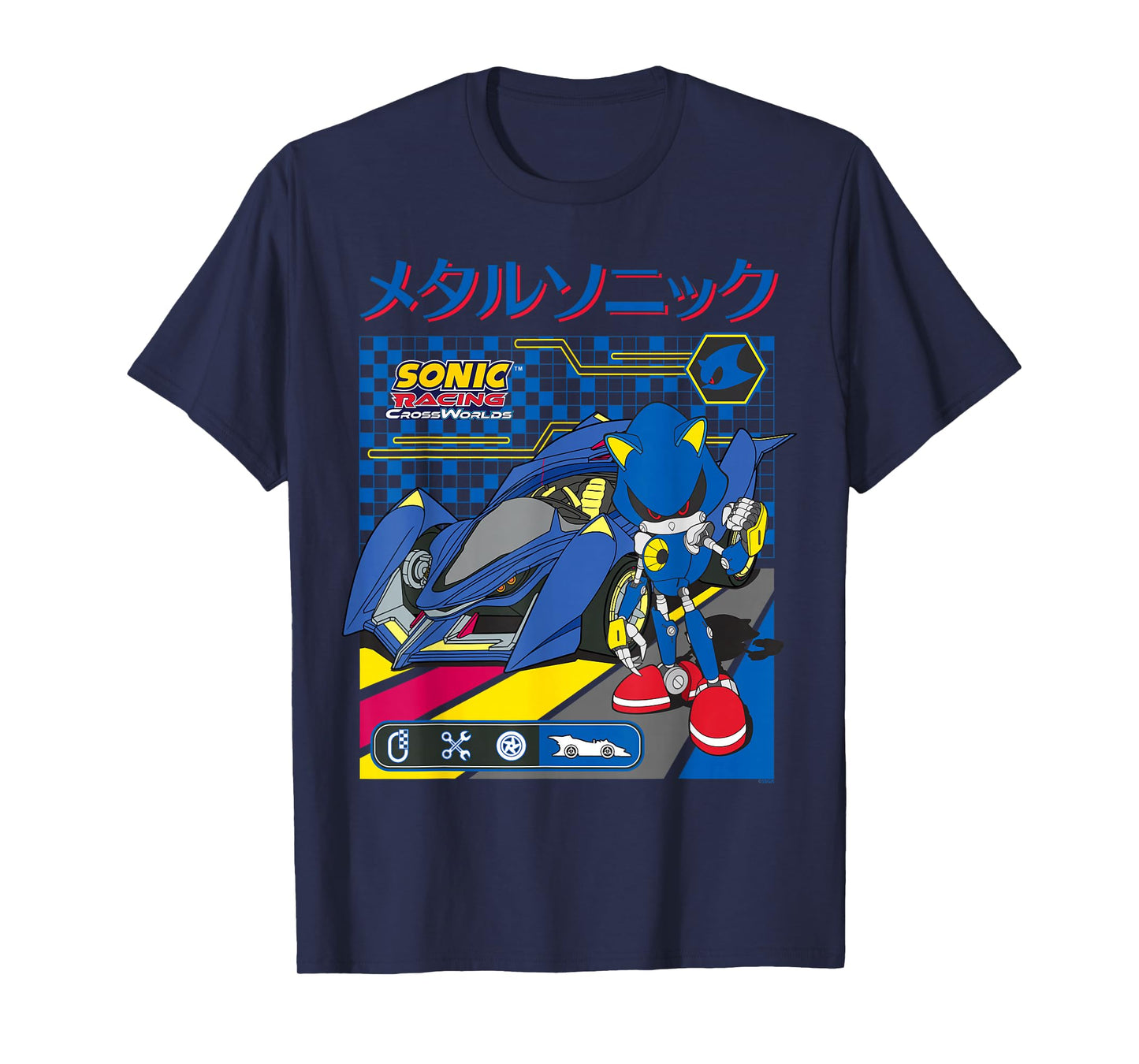 Sonic Racing CrossWorlds - Pedal to The Metal Sonic T-Shirt