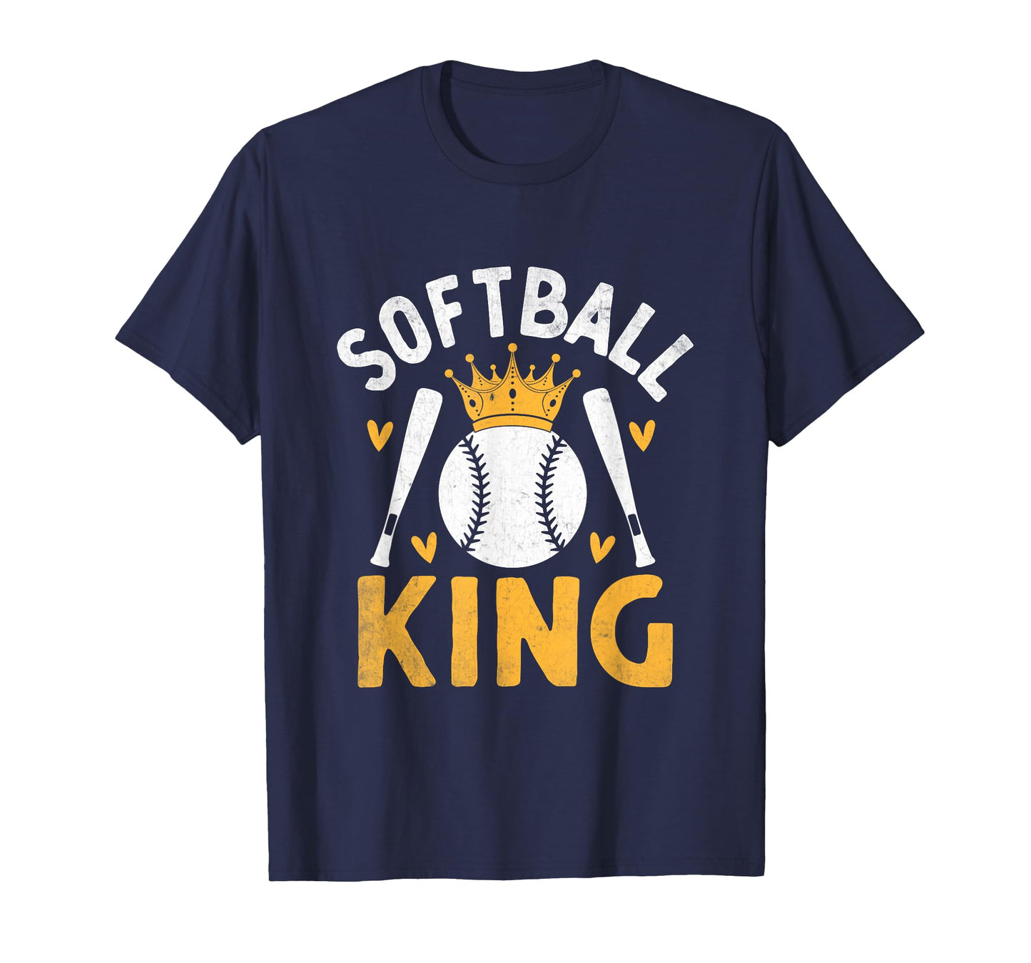 Softball King Catcher Pitcher Softballer T-Shirt