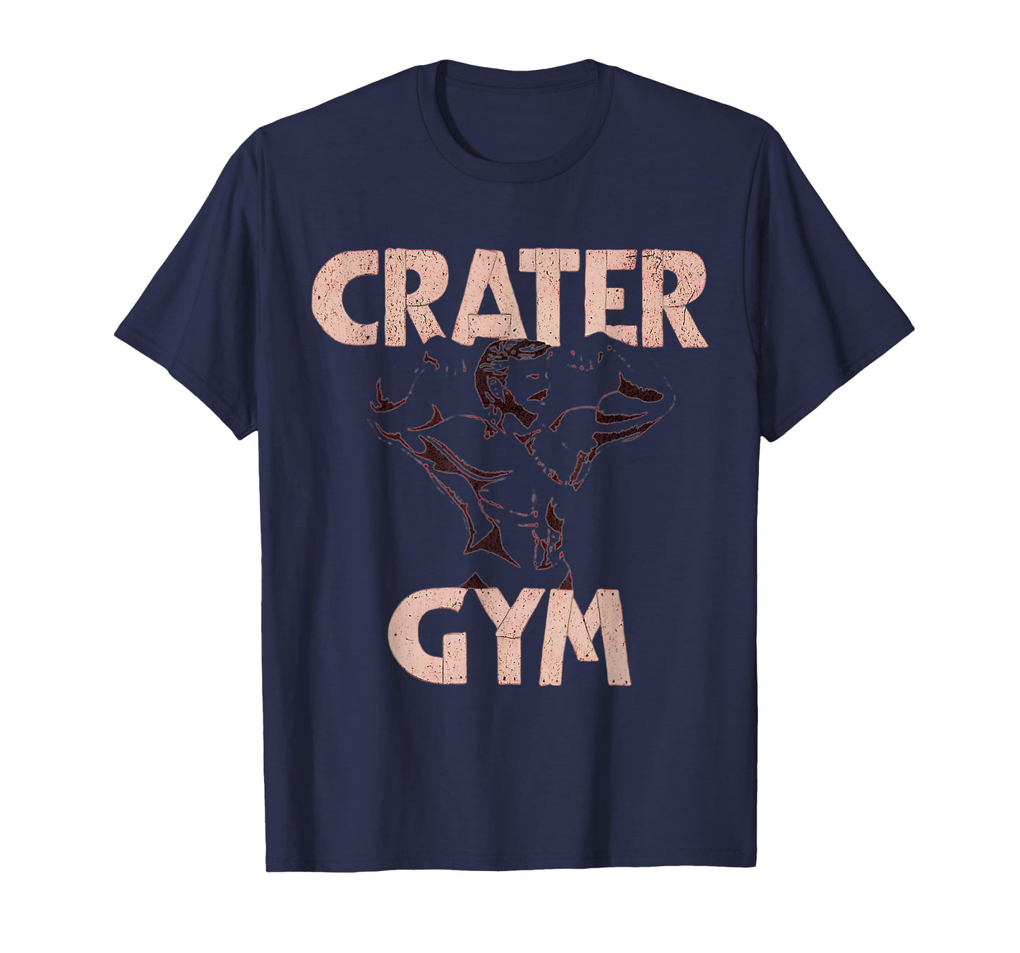 Funny Vintage Crater Gym T-Shirt