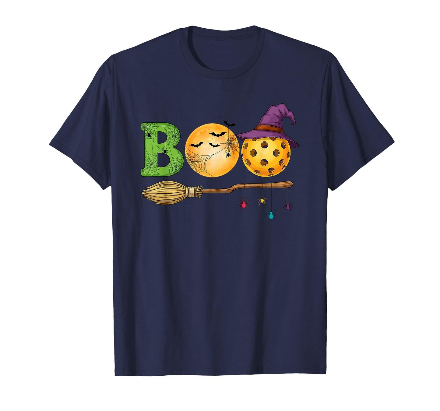 Pickleball Halloween Spooky Court Vibes Trick or Treat T-Shirt