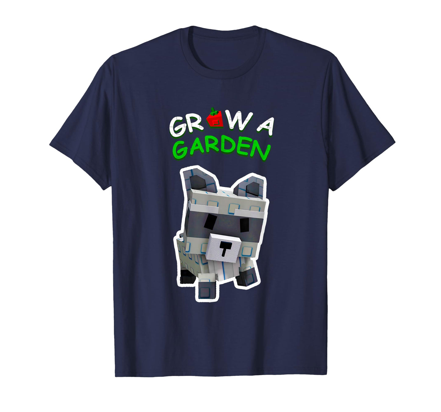 Grow a Garden Raccoon Pet Animal Gamer Fan T-Shirt