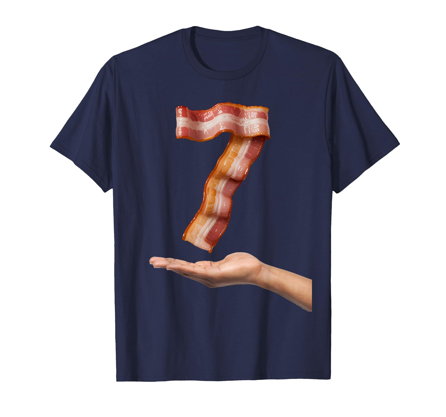Number 7 Matching 67 Meme Breakfast Bacon T-Shirt