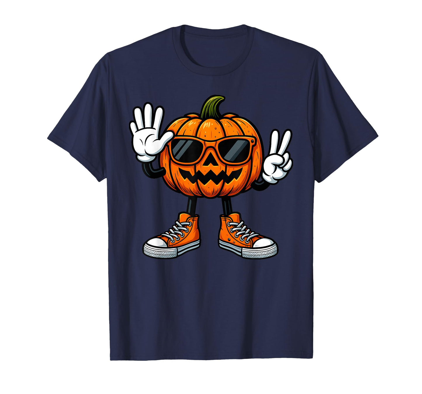 67 Halloween Pumpkin Funny Brainrot Meme Kids Six Seven Boys T-Shirt