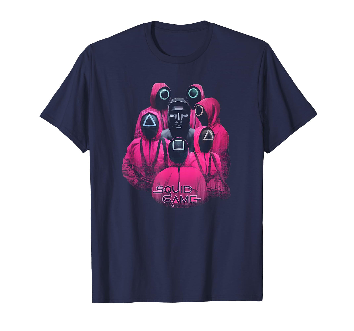 Squid Game Front Man And Guards Ring T-Shirt