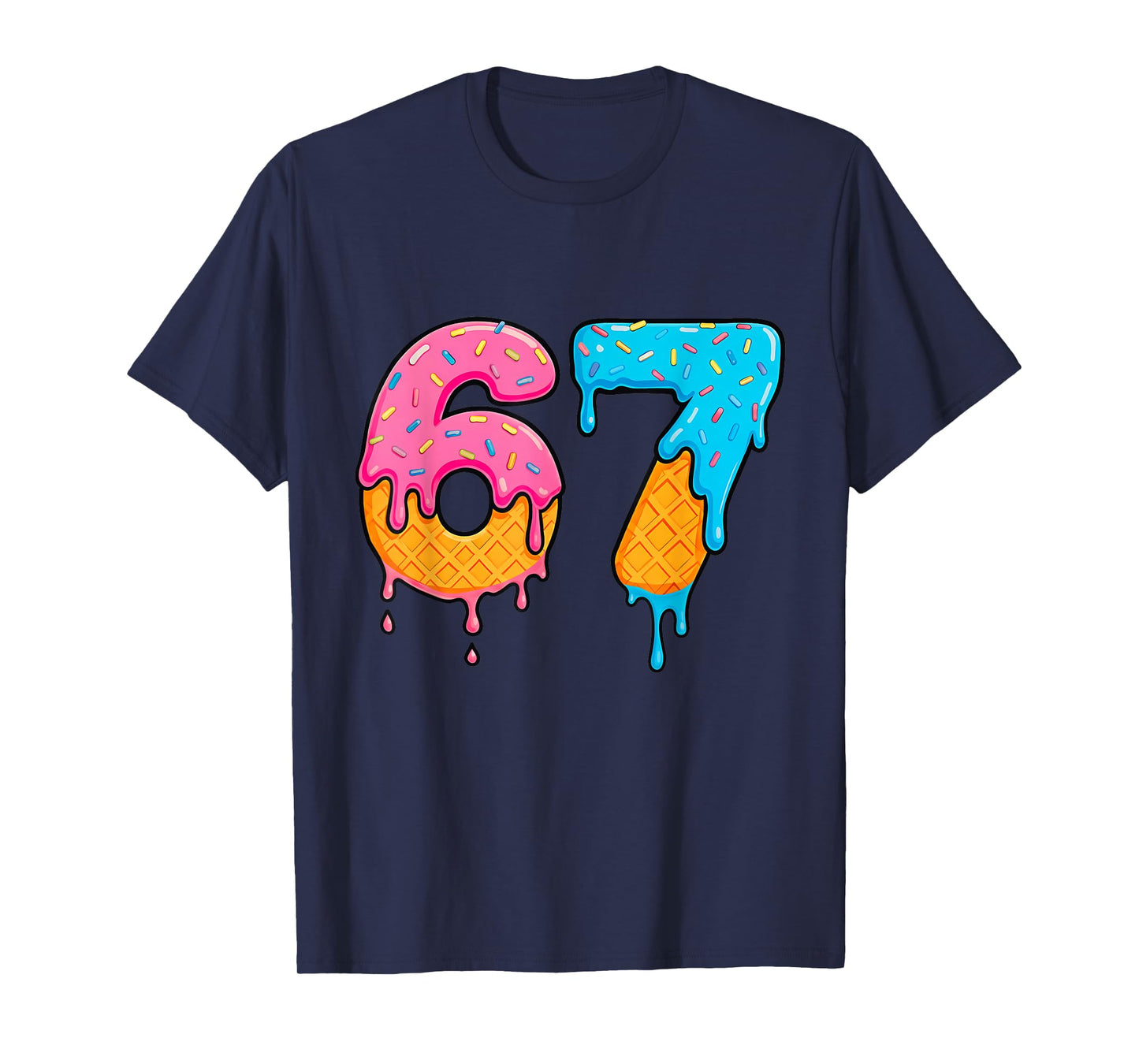 Mason 67 Ice Cream Drip Meme Six Seven T-Shirt