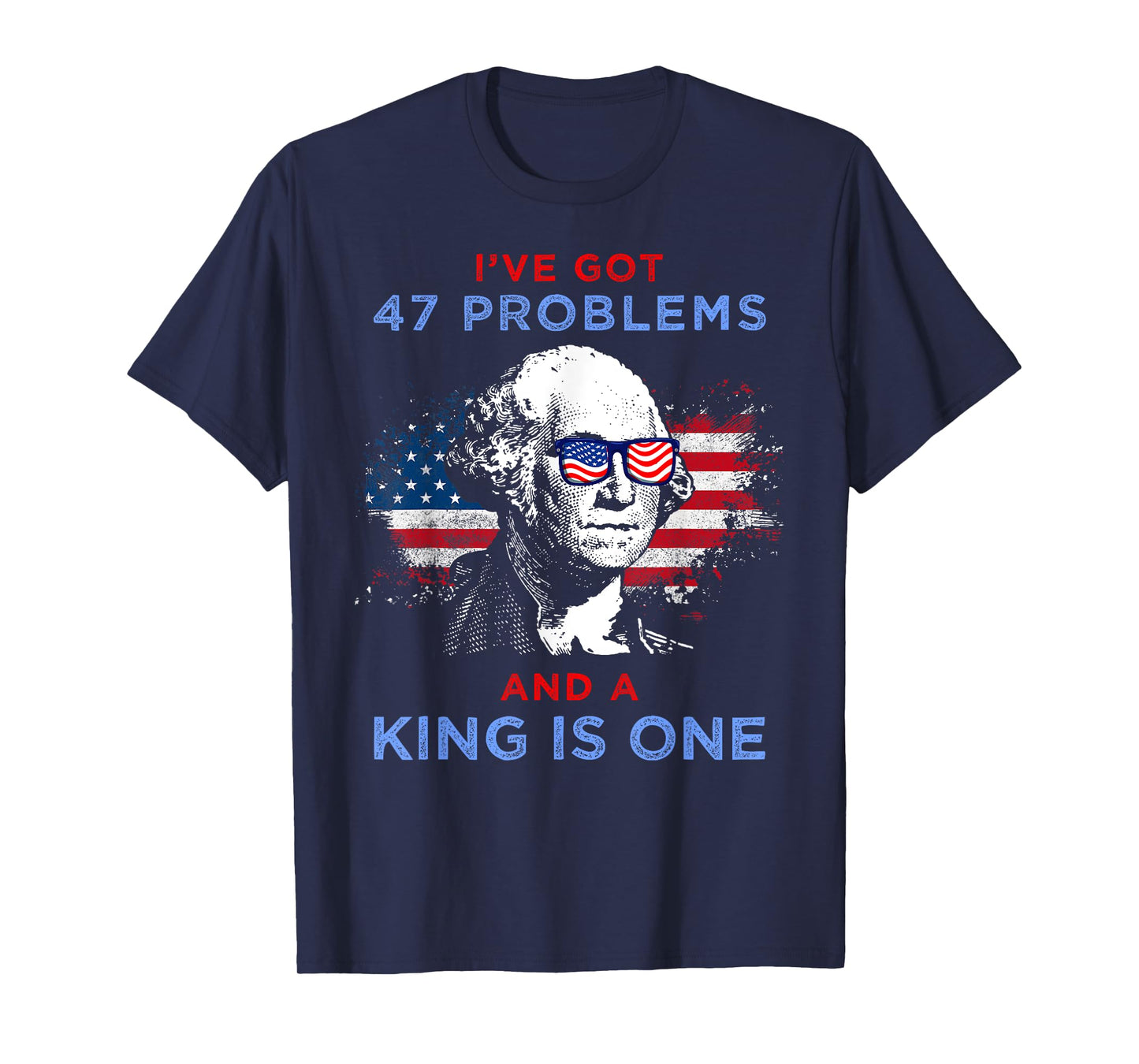 Patriotic Pro-Democracy Politics Protest No Kings In America T-Shirt