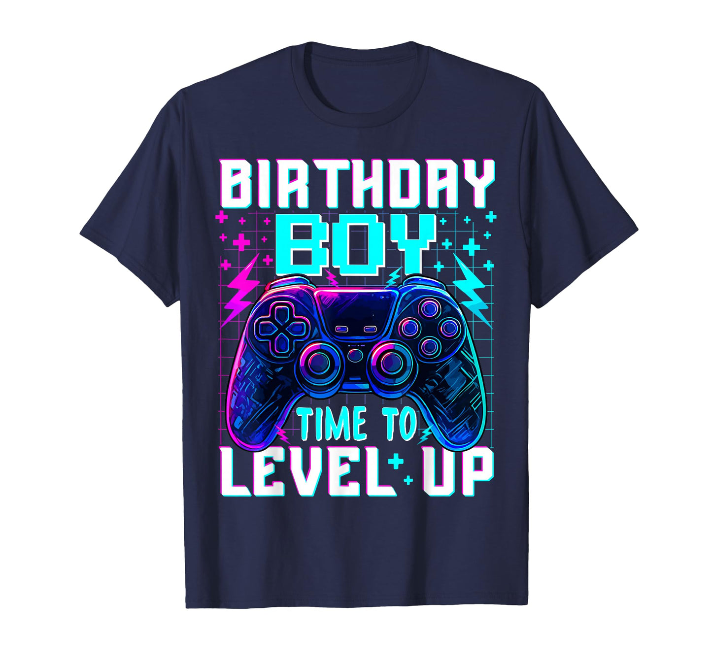 Controller Birthday Boy Time to Level Up Video Game Boys T-Shirt