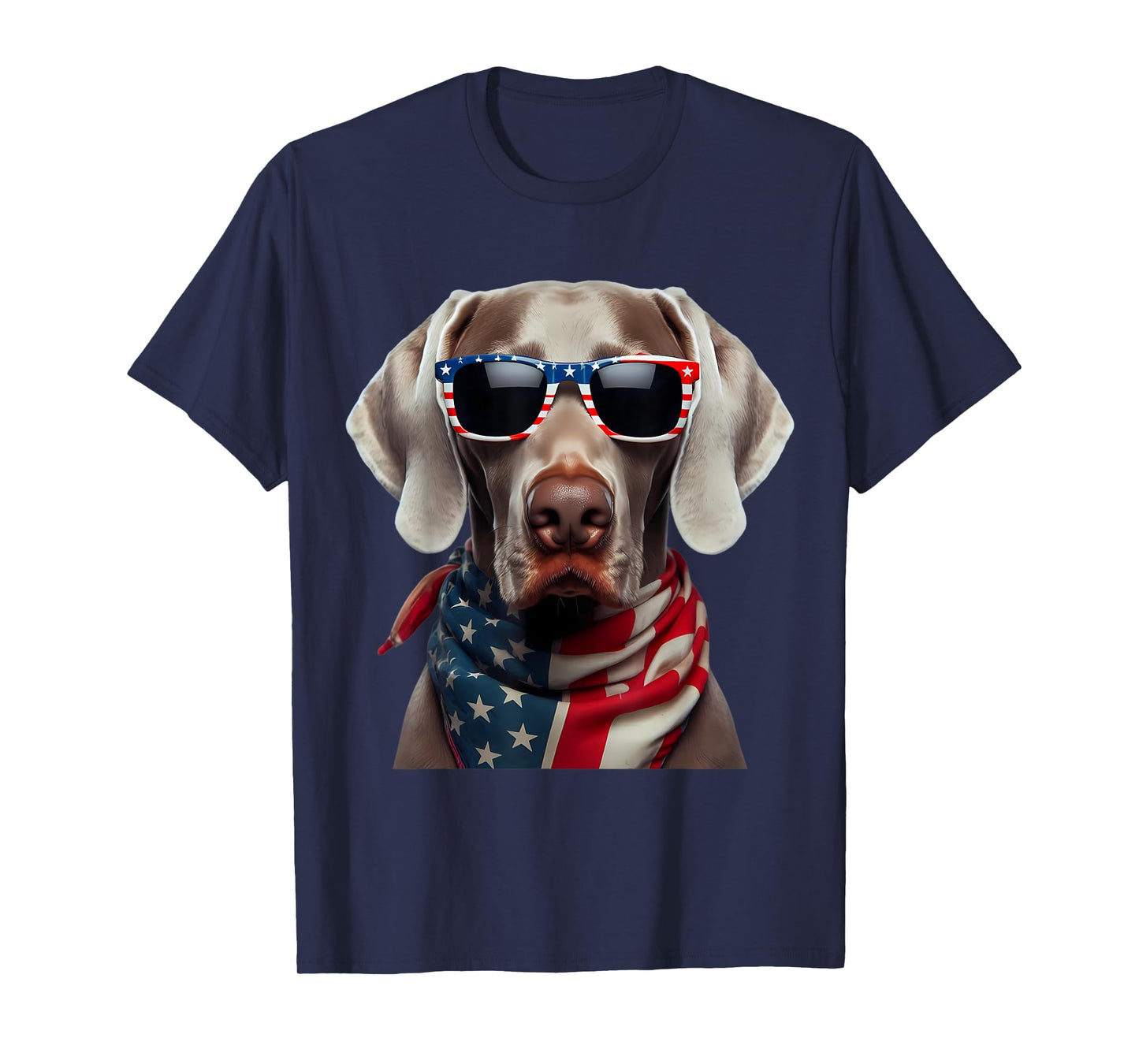American Weimaraner Dog 4th Of July Incependence Day Owner T-Shirt