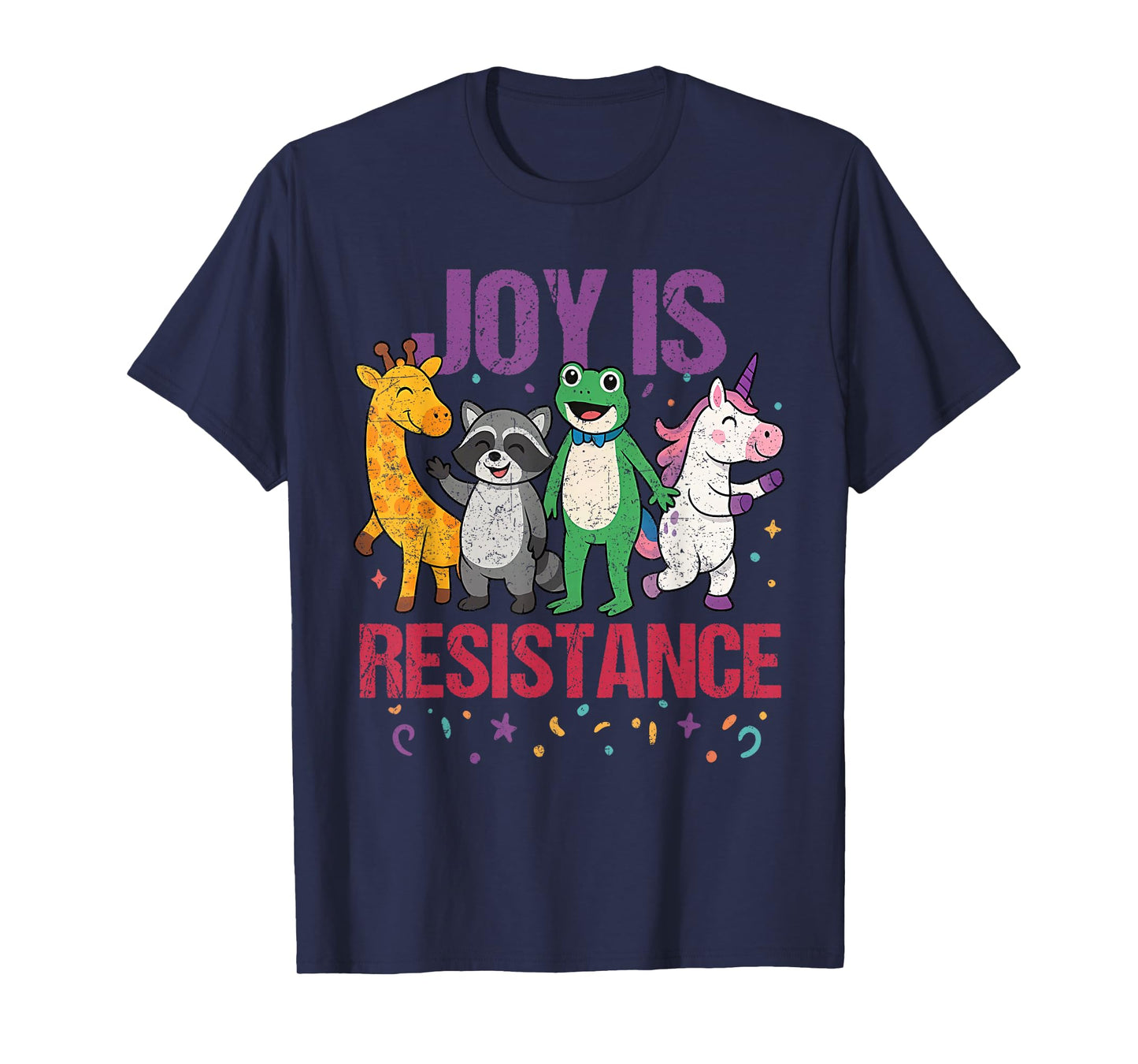Joy is Resistance - Portland Frog Protest T-Shirt